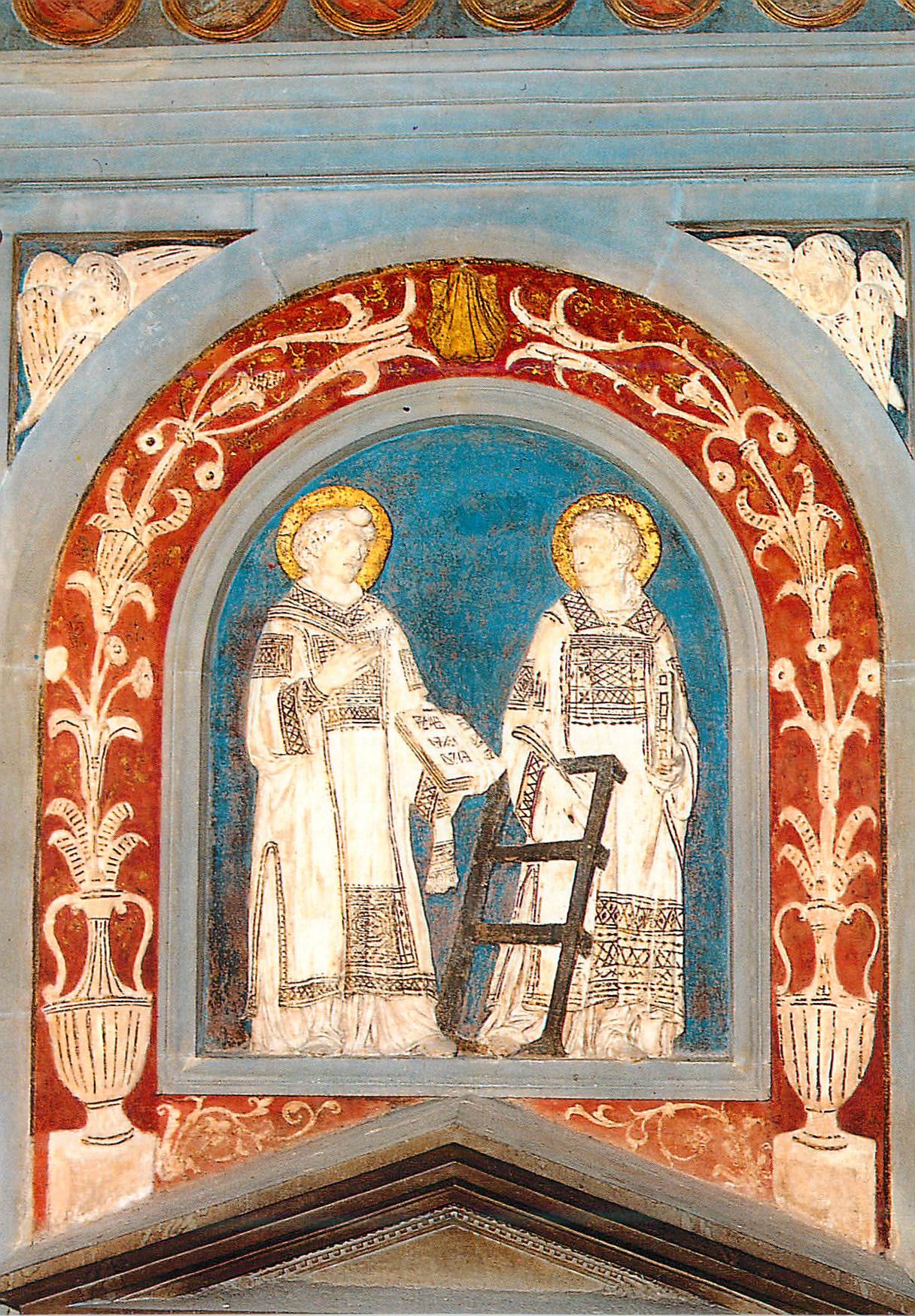 CPM Firenze Basilica di S Lorenzo (Sacristie Vieille Donatello ) Les Saintes Srefano Lorenzo