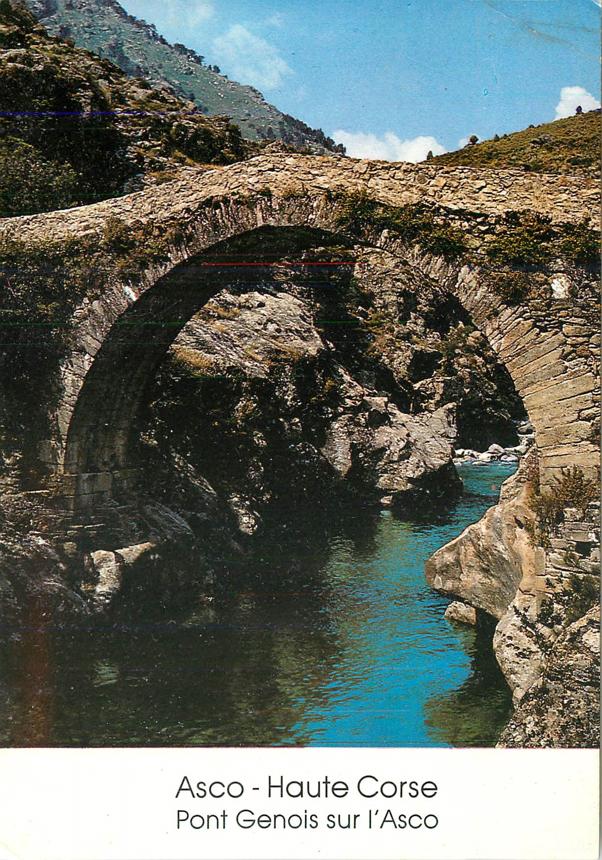 Asco - Haute Corse — Pont Genoïs sur l’Asco