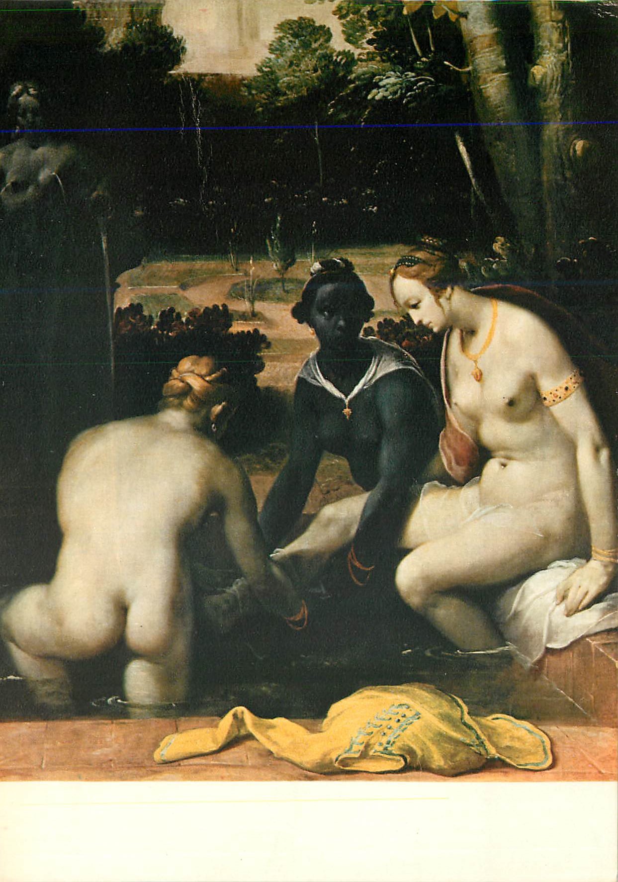 La Vénus noire — reproduction d'une peinture de Giorgione — éditeur non visible