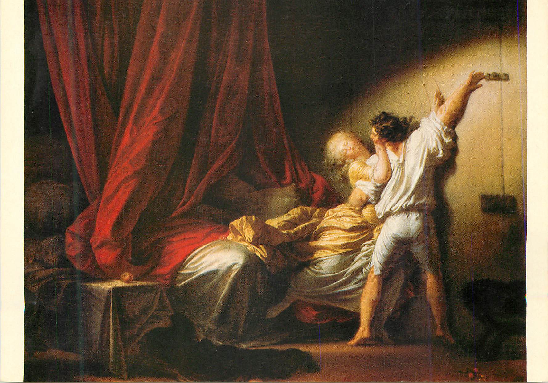 CPM Paris Musee du Louvre Jean Honore Fragonard (1732 1806) Le Verrou