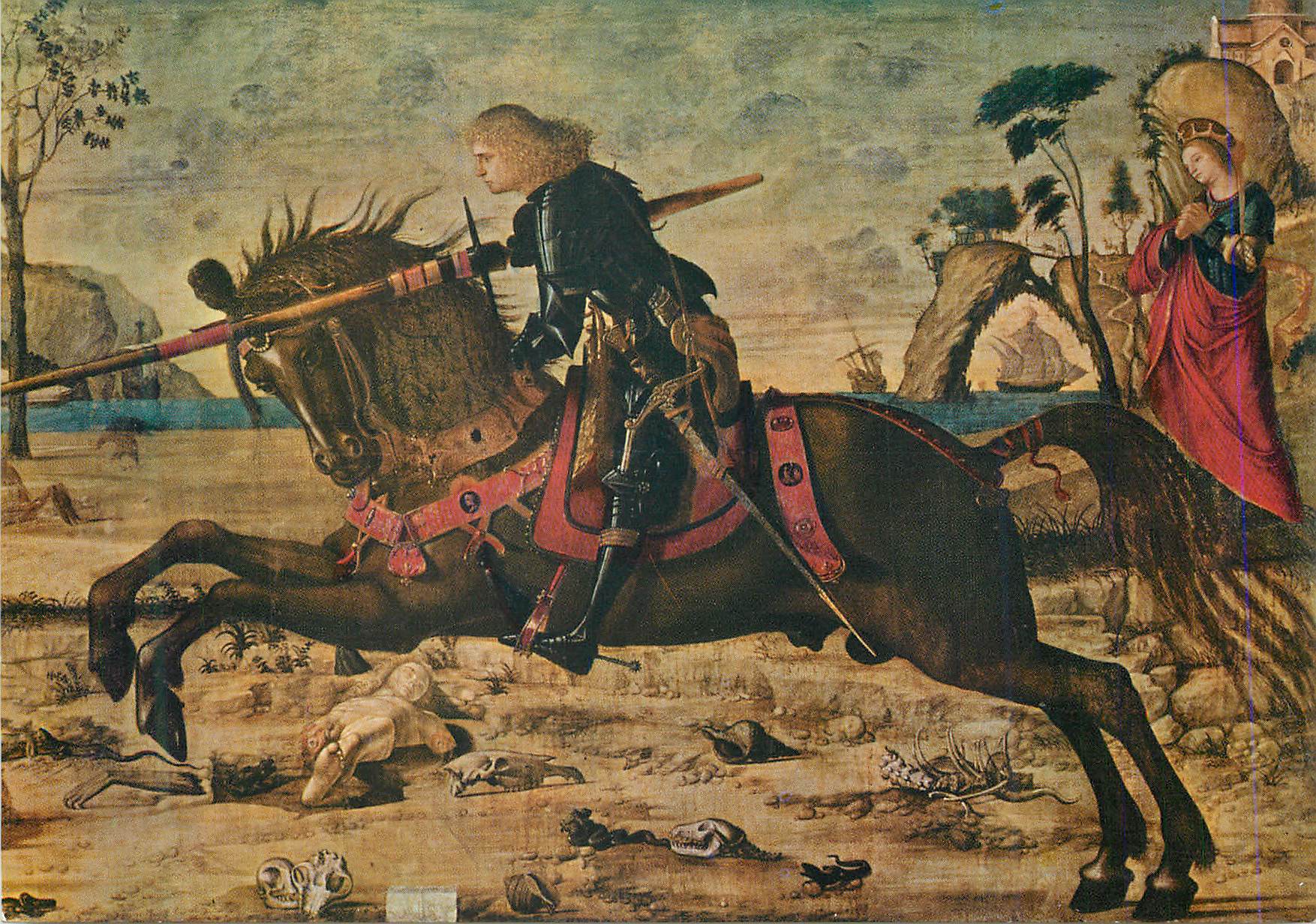 CPM Vittore Carpaccio (Venezia 1465) Venezia Scuola di S Giorgio degli Schiavoni