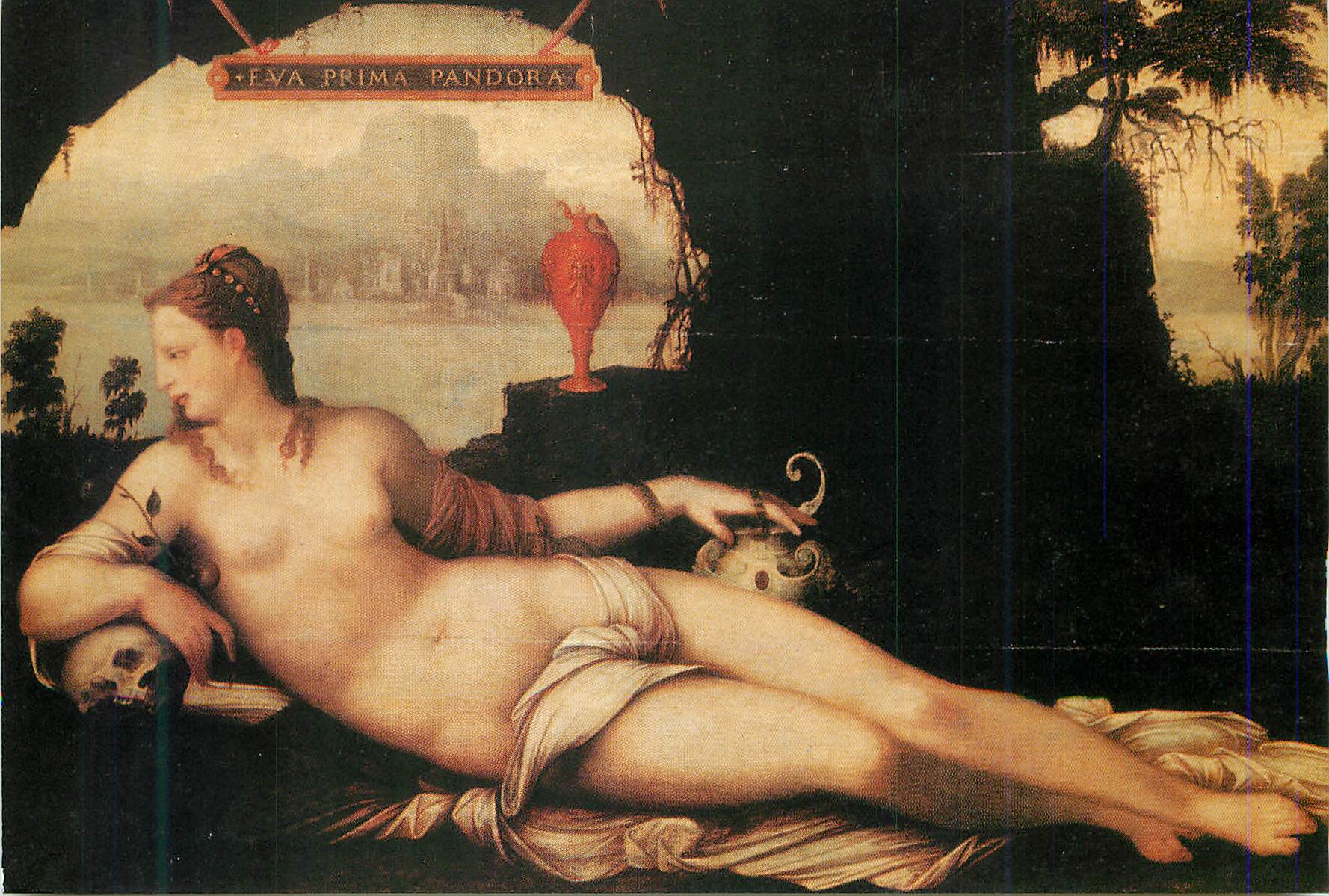 CPM Paris Musee du Louvre Jean Cousin Le Pere (vers 1490 vers 1560) Eva Prima Pandora