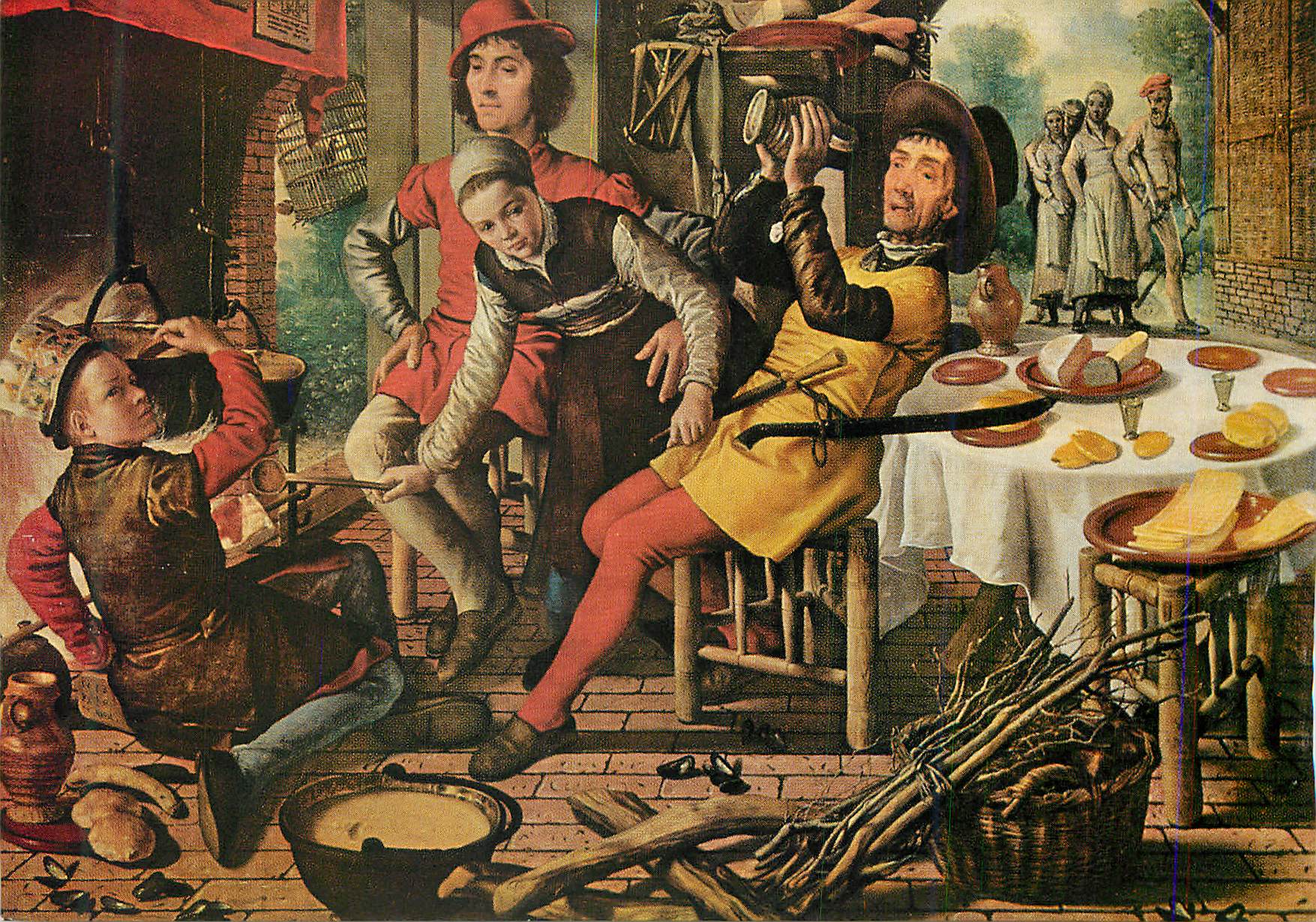 CPM Anvers Musee Mayer van den Bergh Aertsen Pieter Interieur de paysans