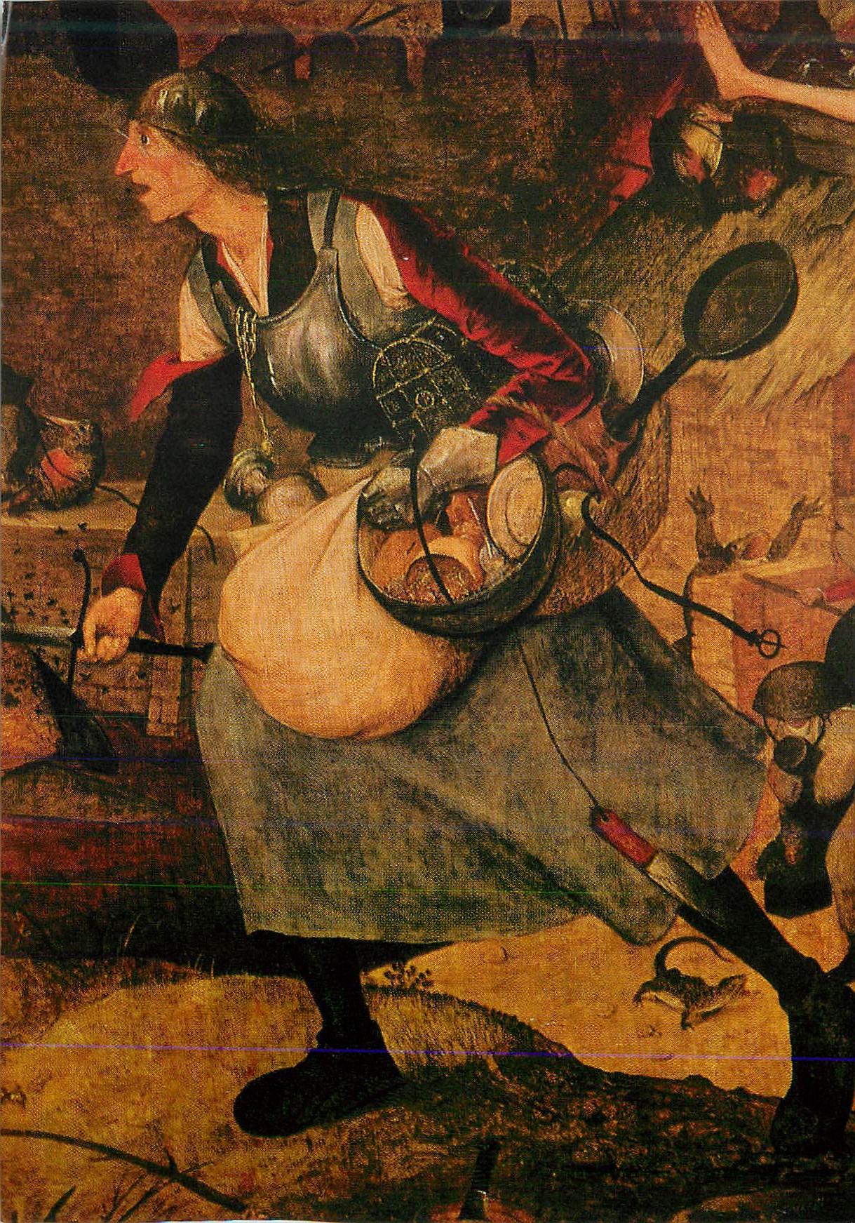 CPM Anvers Musee Mayer van den Bergh Bruegel Pieter de Oude Dulle Griet Detail