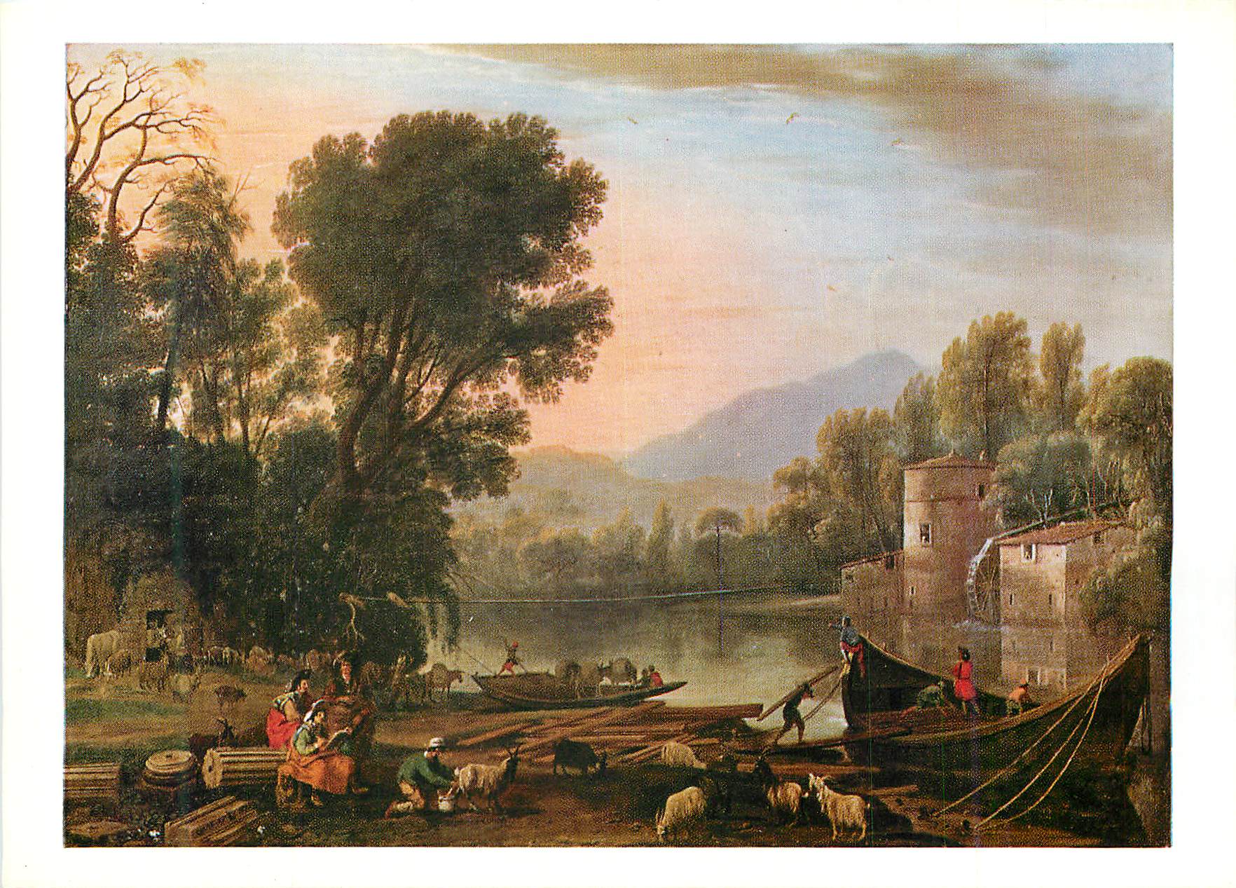 CPM Museum of Fine Arts Boston Claude Lorrain French 1600 1682 The Mill Seth K Sweetser Fund