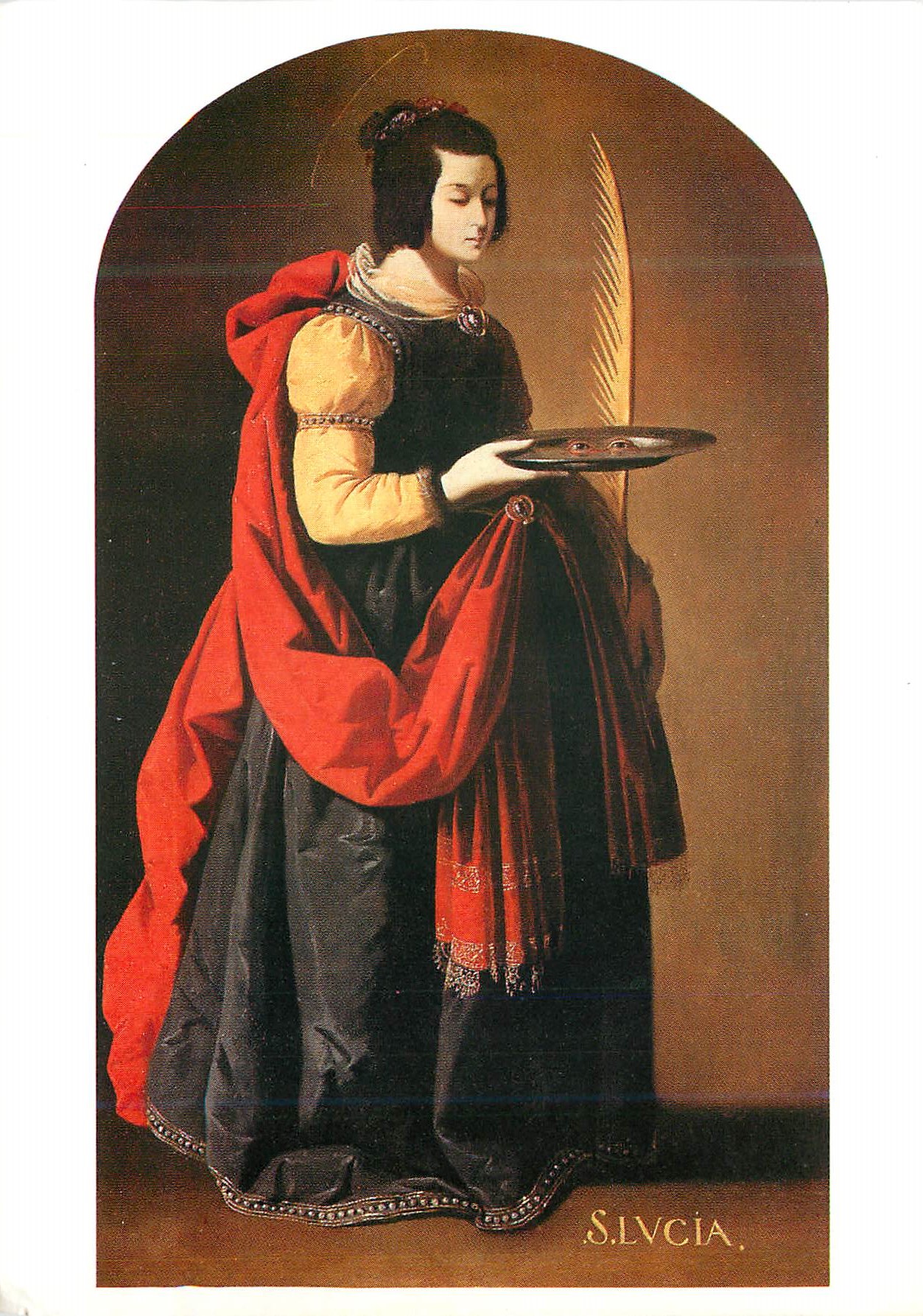 CPM Musee de Peintue et de Sculpture Grenoble Exposition Zurbaran Grand Palais Zurbaran Francisco de 1598 1664 Sainte Lu