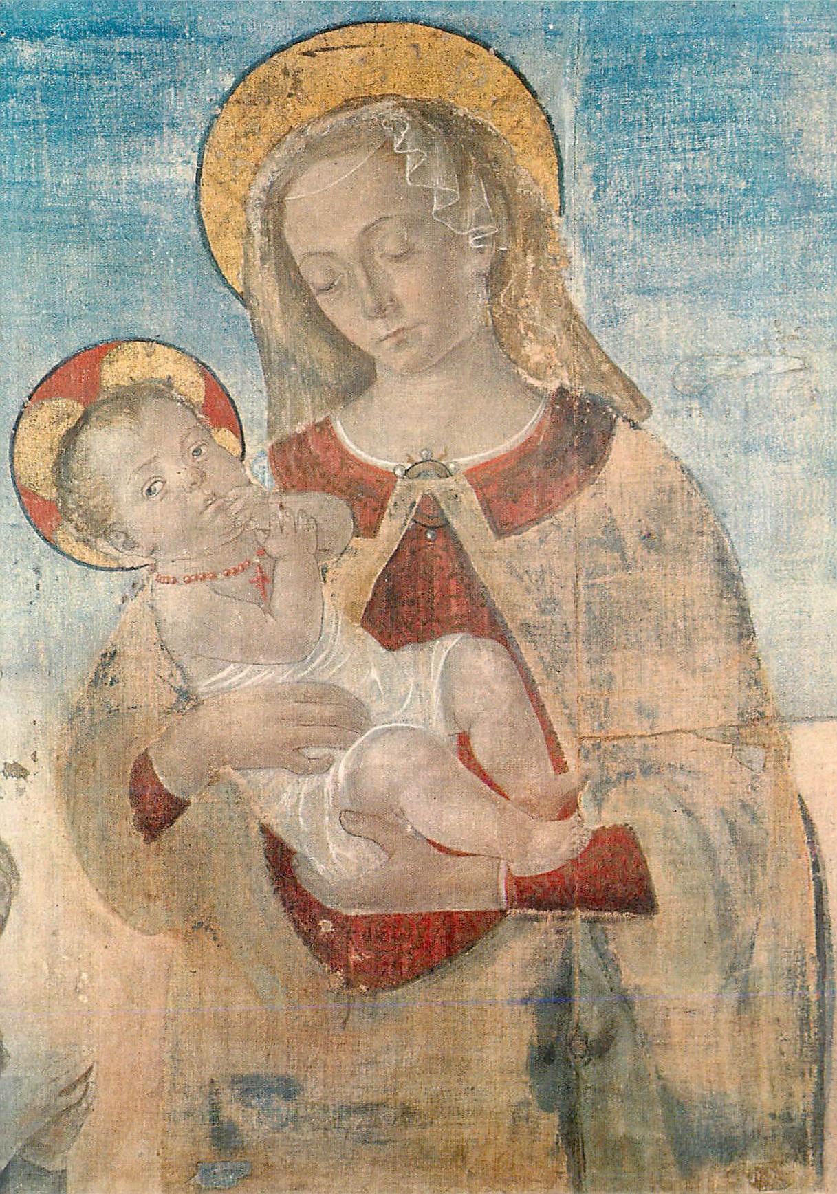 CPM Urbino Palazzo Ducale A Verrocchio Vierge a l'Enfant