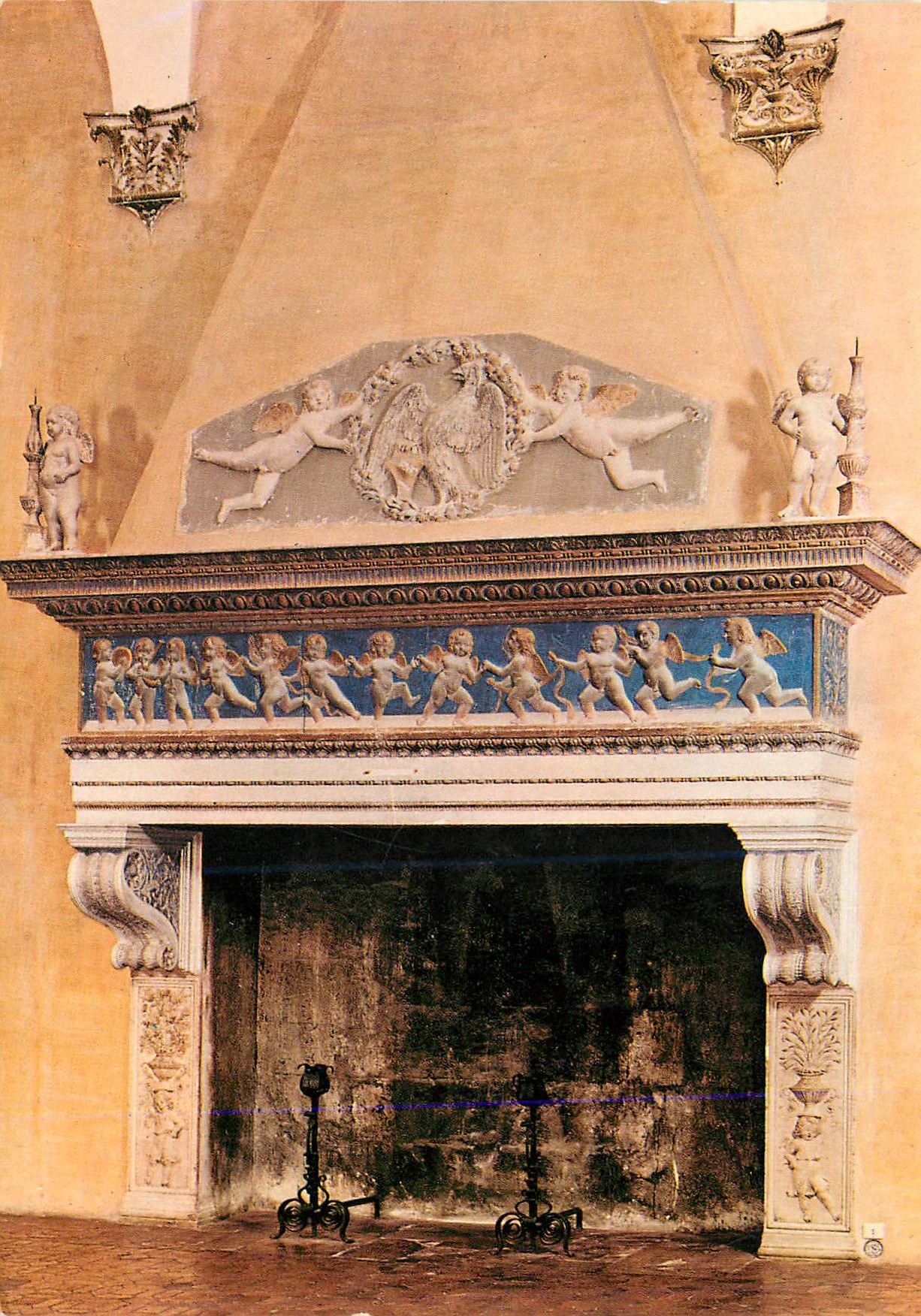 CPM Urbino Palazzo Ducale Domenico Rosselli Cheminee des Anges