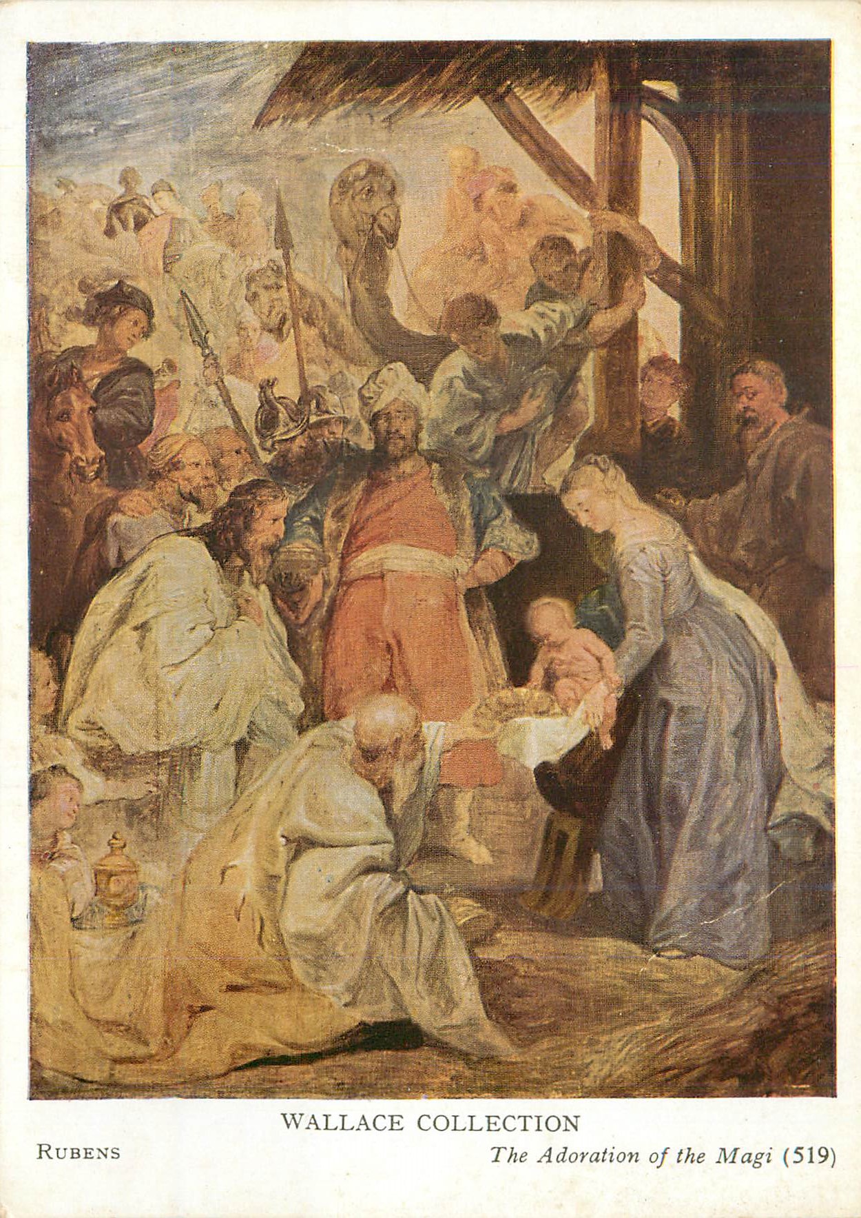 CPM Wallac Collection Rubens The Adoration of the Magi