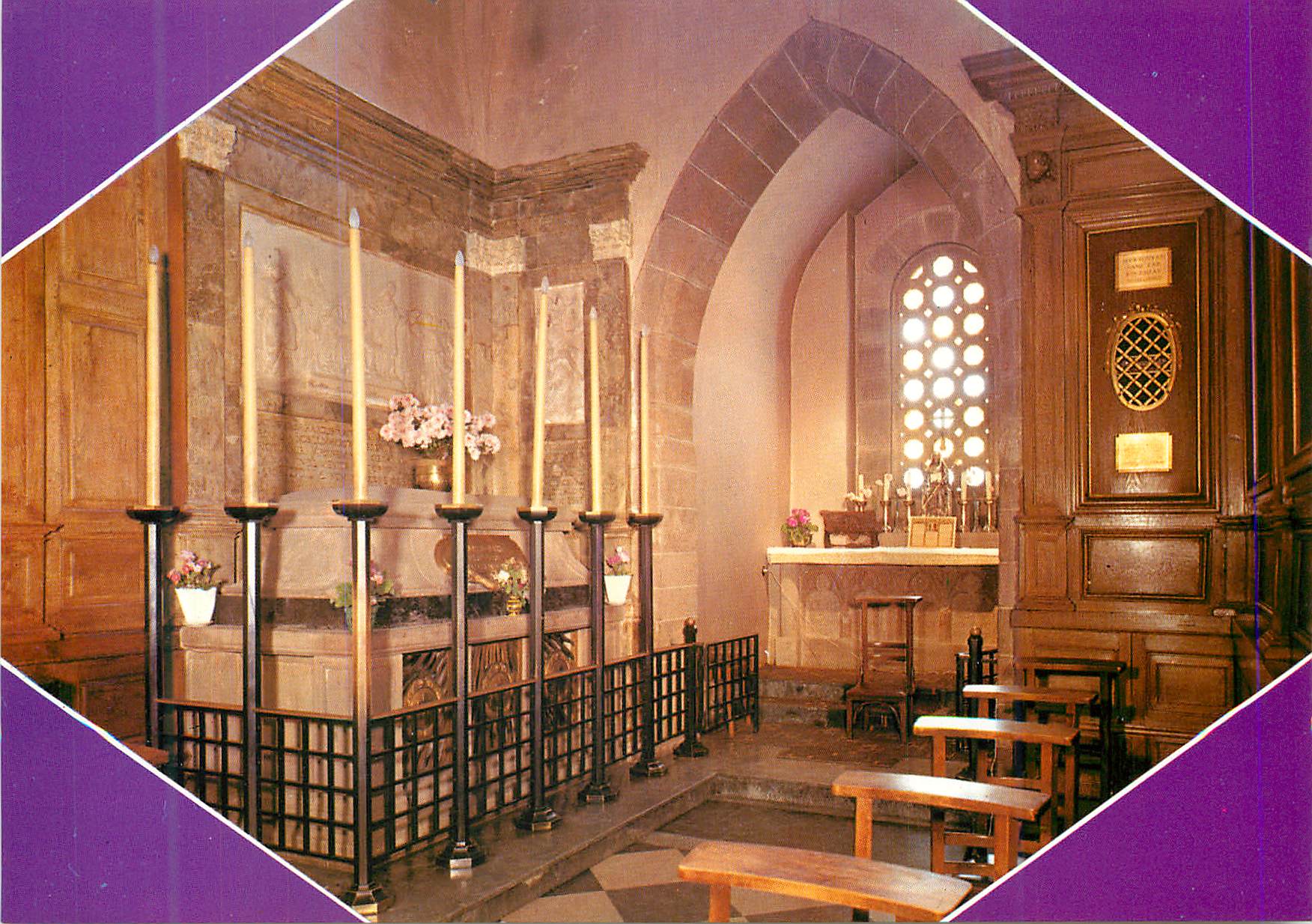 CPM Mont Sainte Odile (Bas Rhin) Chapelle du Tombeau de Sainte Odile