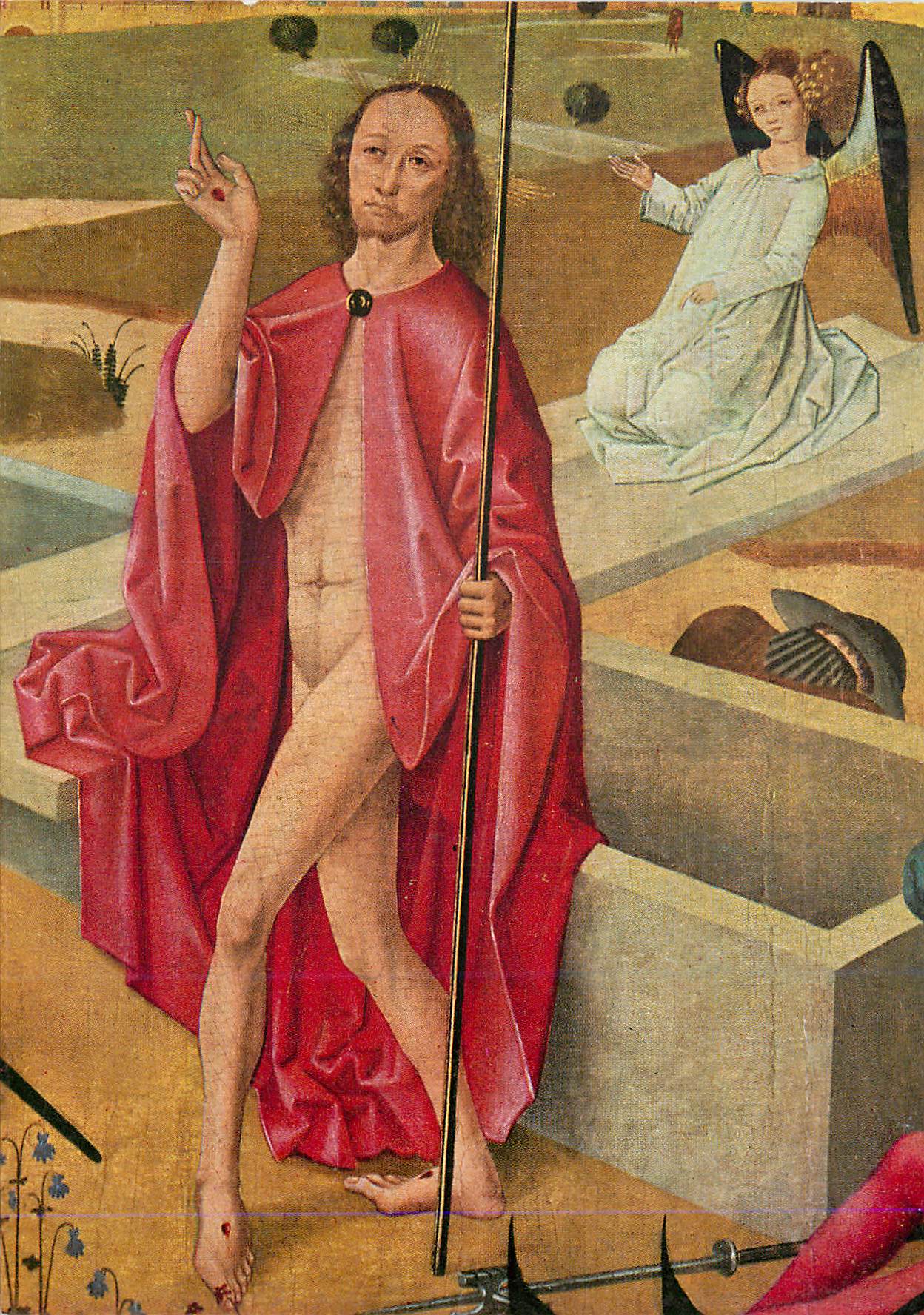 Saint Jean-Baptiste — scène de baptême — peinture religieuse