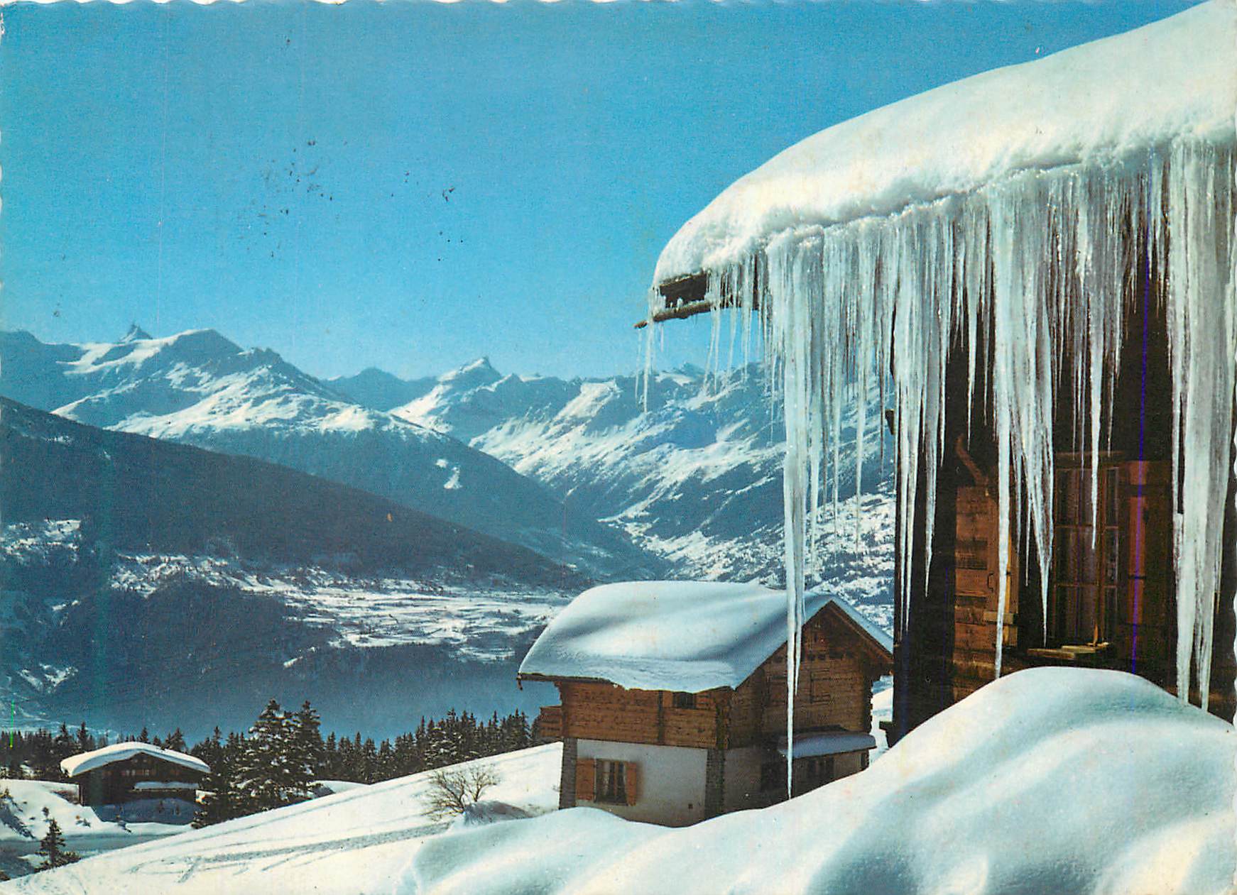 CPM Crans Montana (alt 1500 2600 m) Les Plans Mayens et les Alpes