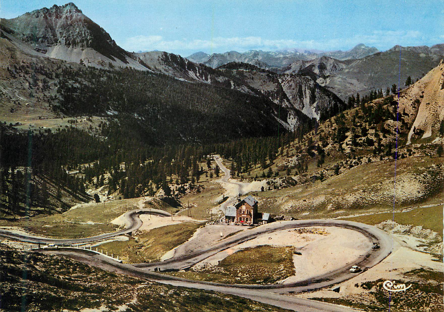 Vue panoramique du col de l'Échelle — éditeur Cwm, n° de série non visible