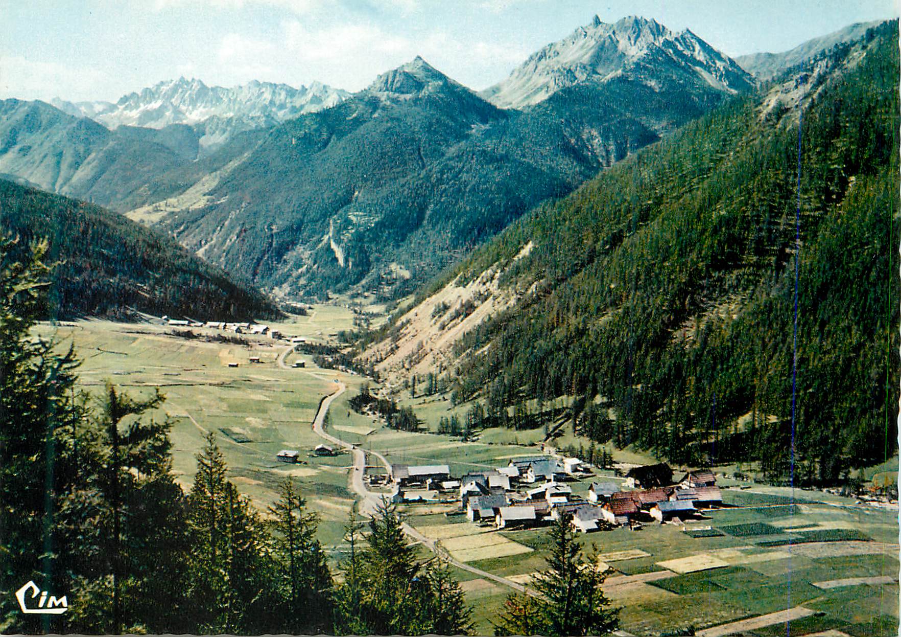 Vallée de la Durance — vue panoramique — Cim