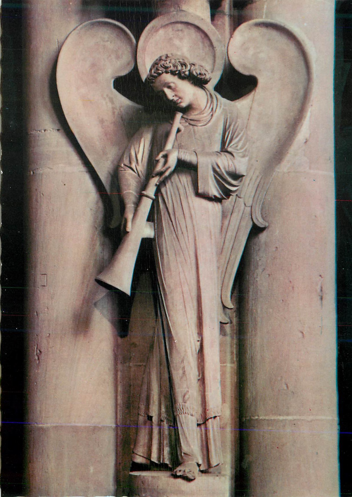 CPM Cathedrale de Strasbourg Pilier des Anges L'Ange avec la Trompette