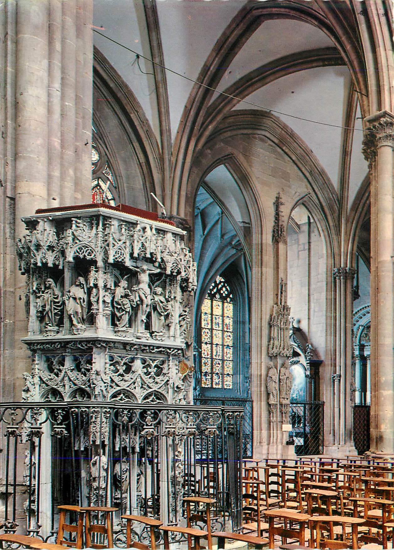 CPM Cathedrale de Strasbourg La Chaire Ouvrage de Jean Hammer (1486)