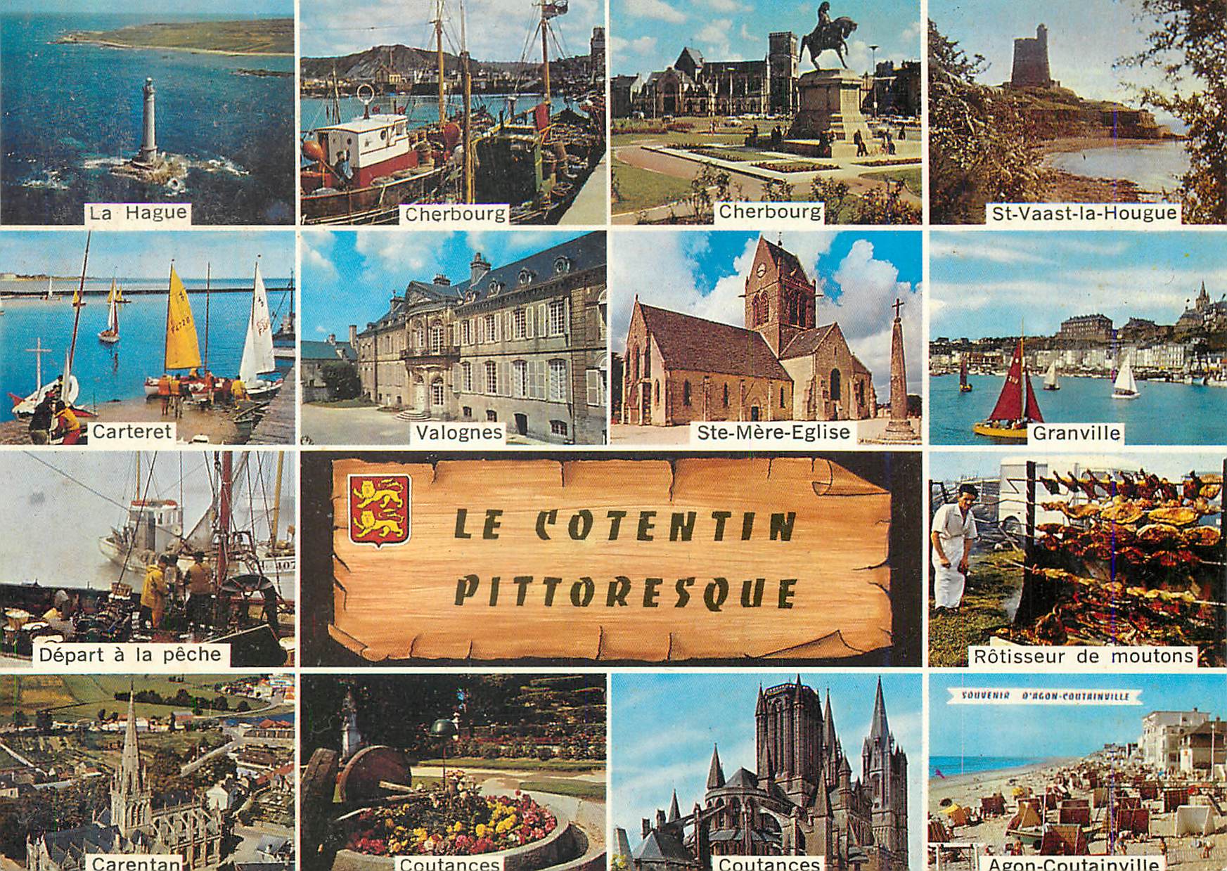 CPM Le Cotentin Pittoresque La Hague Cherbourg St Vaast la Hougue Carteret