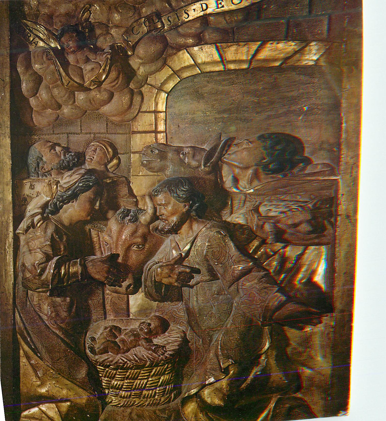 CPM Girona Tesoro de la Catedral La Naissance Fragment d'un Retable XVIIIeme Siecle