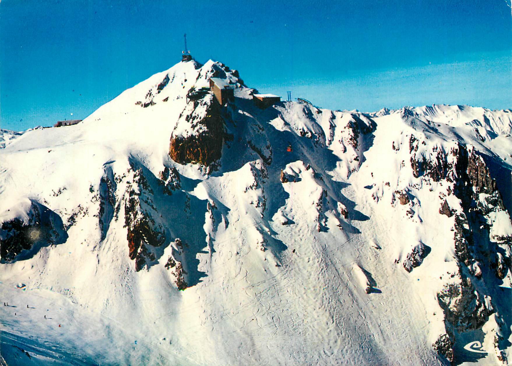 CPM Courchevel 1850 (Savoie) Telepherique de la Saulire et les Couloirs