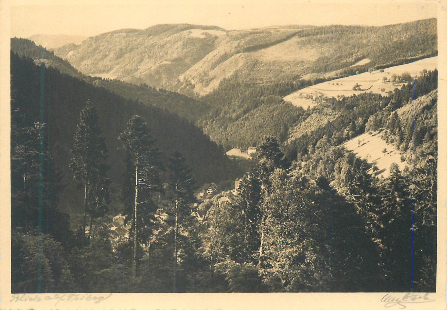 Vallée de la Vézère — vue panoramique — éditeur non identifié