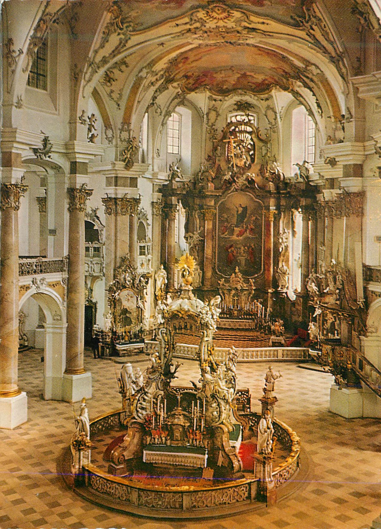 CPM Wallfahrtskirche Vierzehnheiligen Basilika Erbaut von Balthasar Neumann 1743 1772