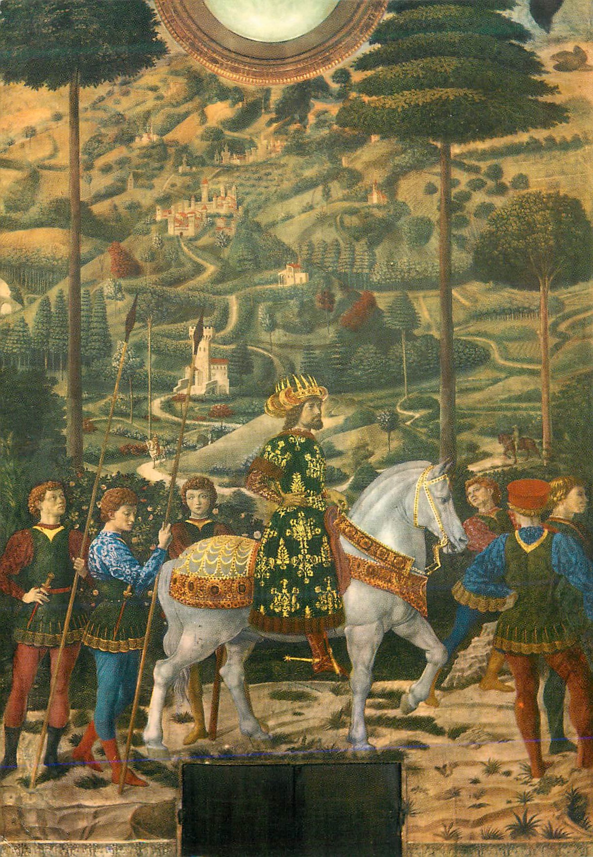 CPM Firenze Palazzo Mediel Riccardi Michel Paleologue en Habit de Roi Mago