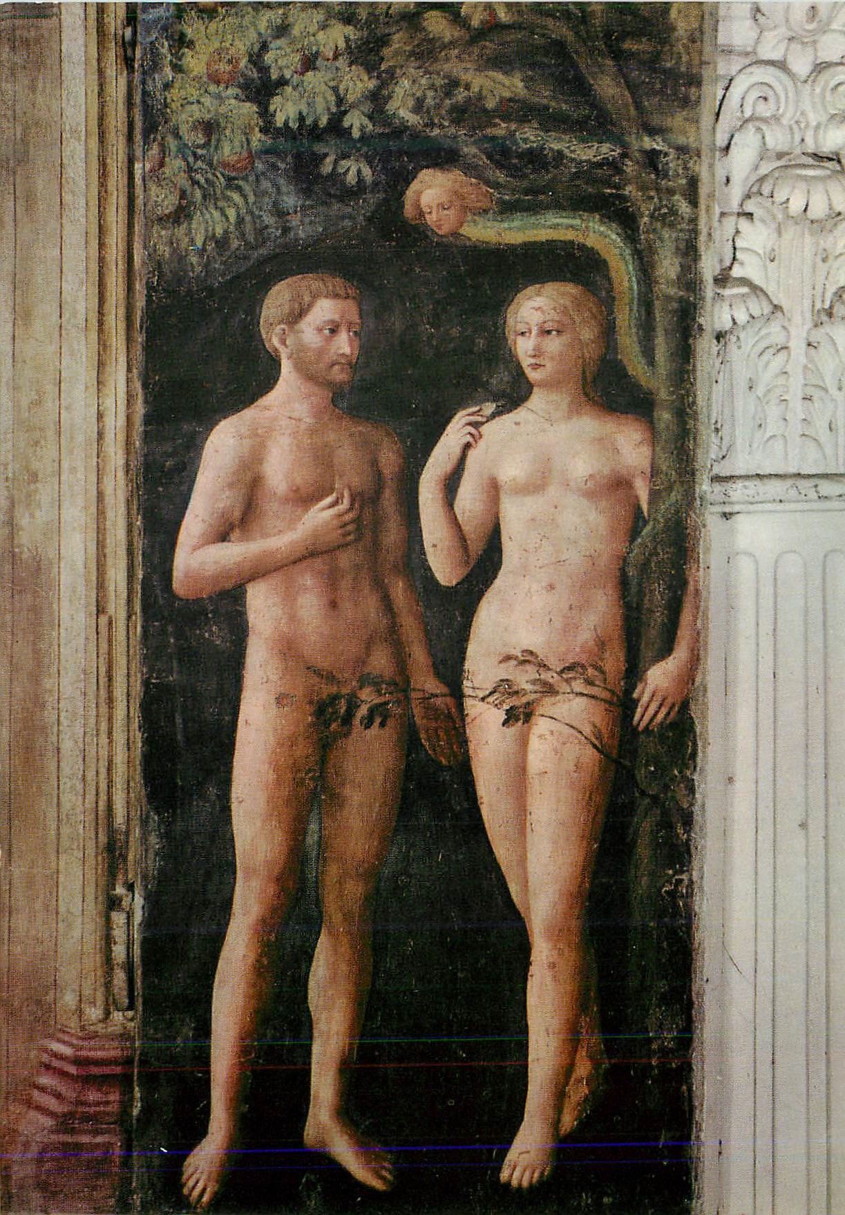 CPM Firenze Basilica del Carmine Adam and Eve