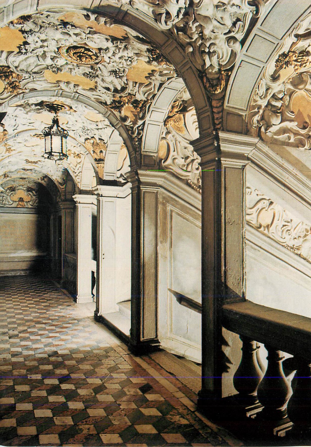 CPM Venezia Scuola Grande B V dei Carmini Galleria e Scalone