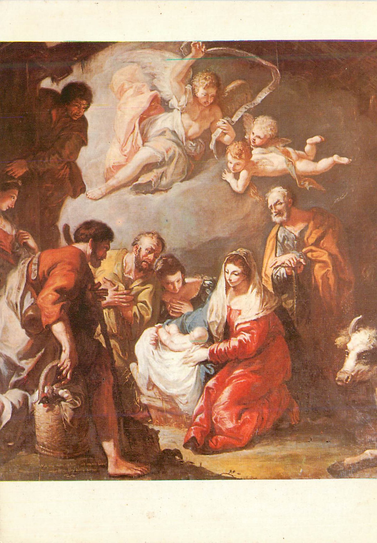 CPM S Martino V Burano Nativita di Nosto signore Attribuita a Fontebasso Scuolo Veneta Sec XVIII Chiesa Parrocchiale