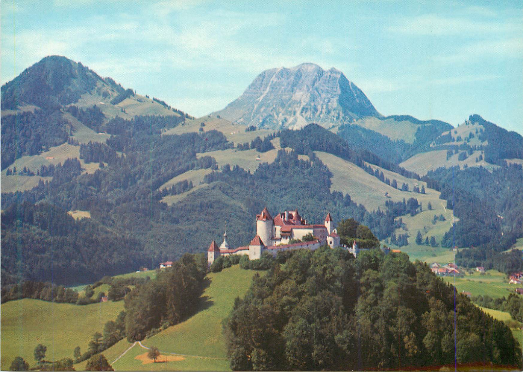 CPM Chateau de Gruyeres et le Moleson (Cl de Fribourg) Suisse