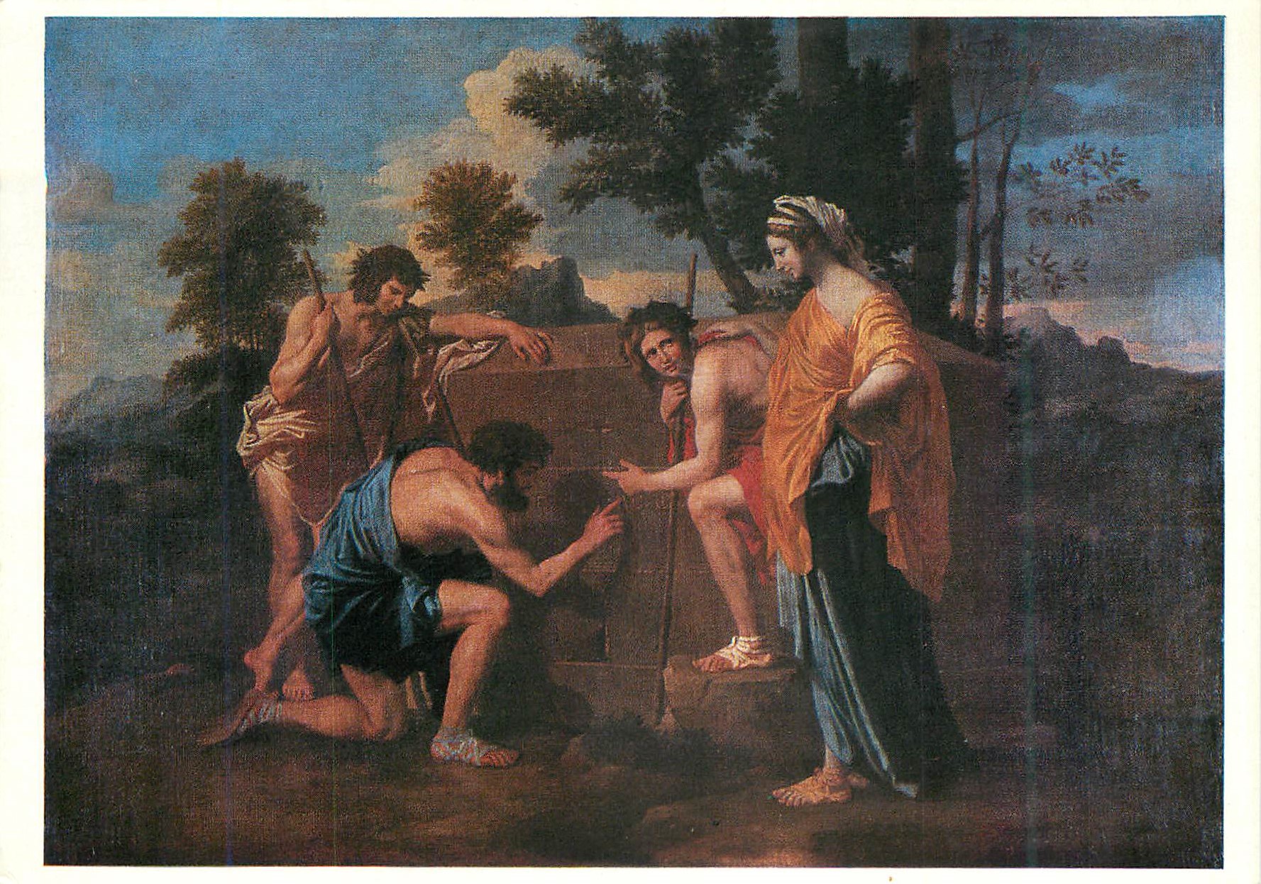CPM Musee du Louvre Nicolas Poussin (1594 1665) Les Bergers d'Arcadie
