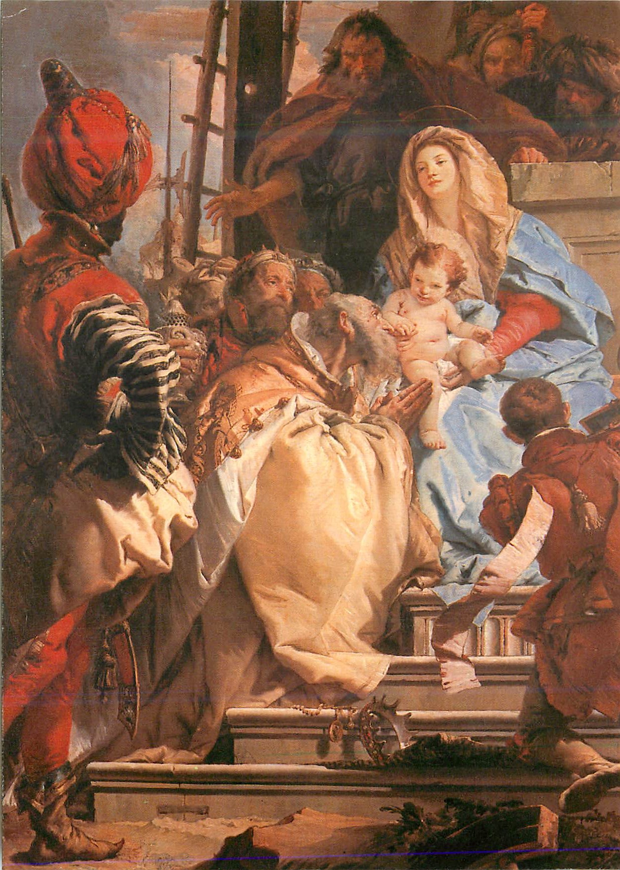CPM Munchen Bayerische Staatsgemaldesammlungen Giovanni Battista Tiepolo (1696 1770) L'Adoration des Rois Mages