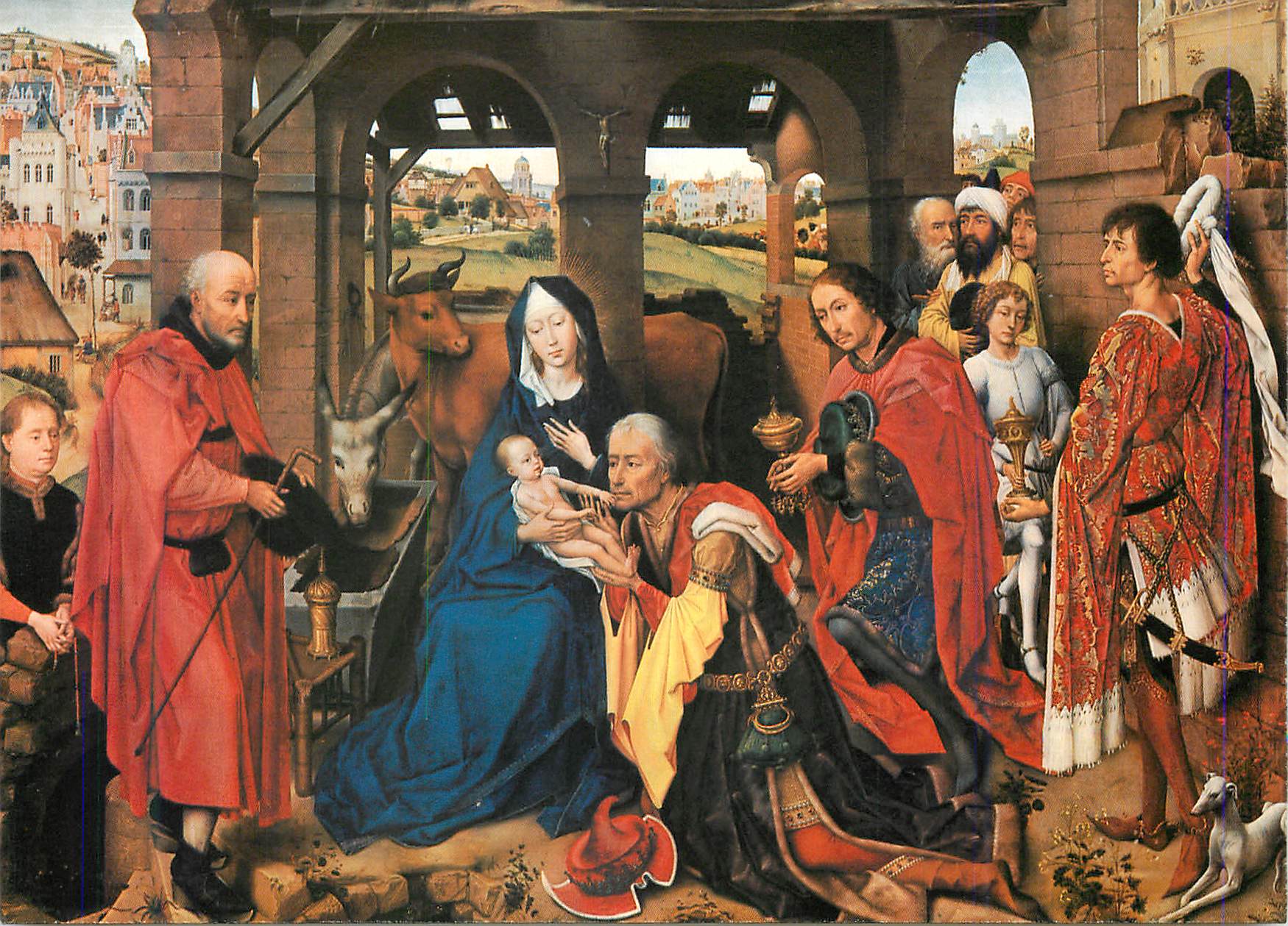 CPM Munchen Bayerische Staatsgemaldesammlungen Rogier van Der Weyden (um 1400 1464) Dreikonigsaltar Autel des Rois Mages