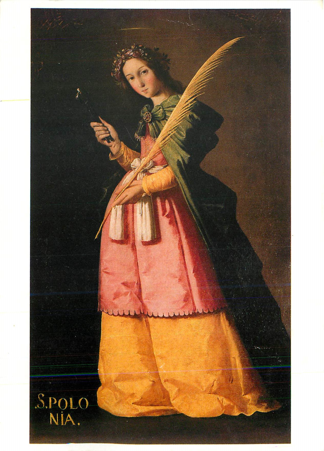 CPM Musee du Louvre Departement de Peintures Zurbaran Francisco de 1598 1664 Sainte Apolline