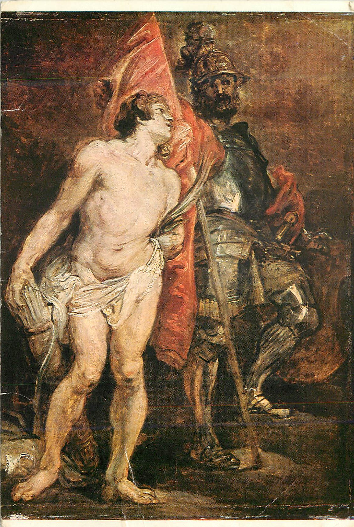 CPM Musee des Beaux Arts de Caen Pierre Paul Rubens (1577 1640) St Sebastien et St Maurice