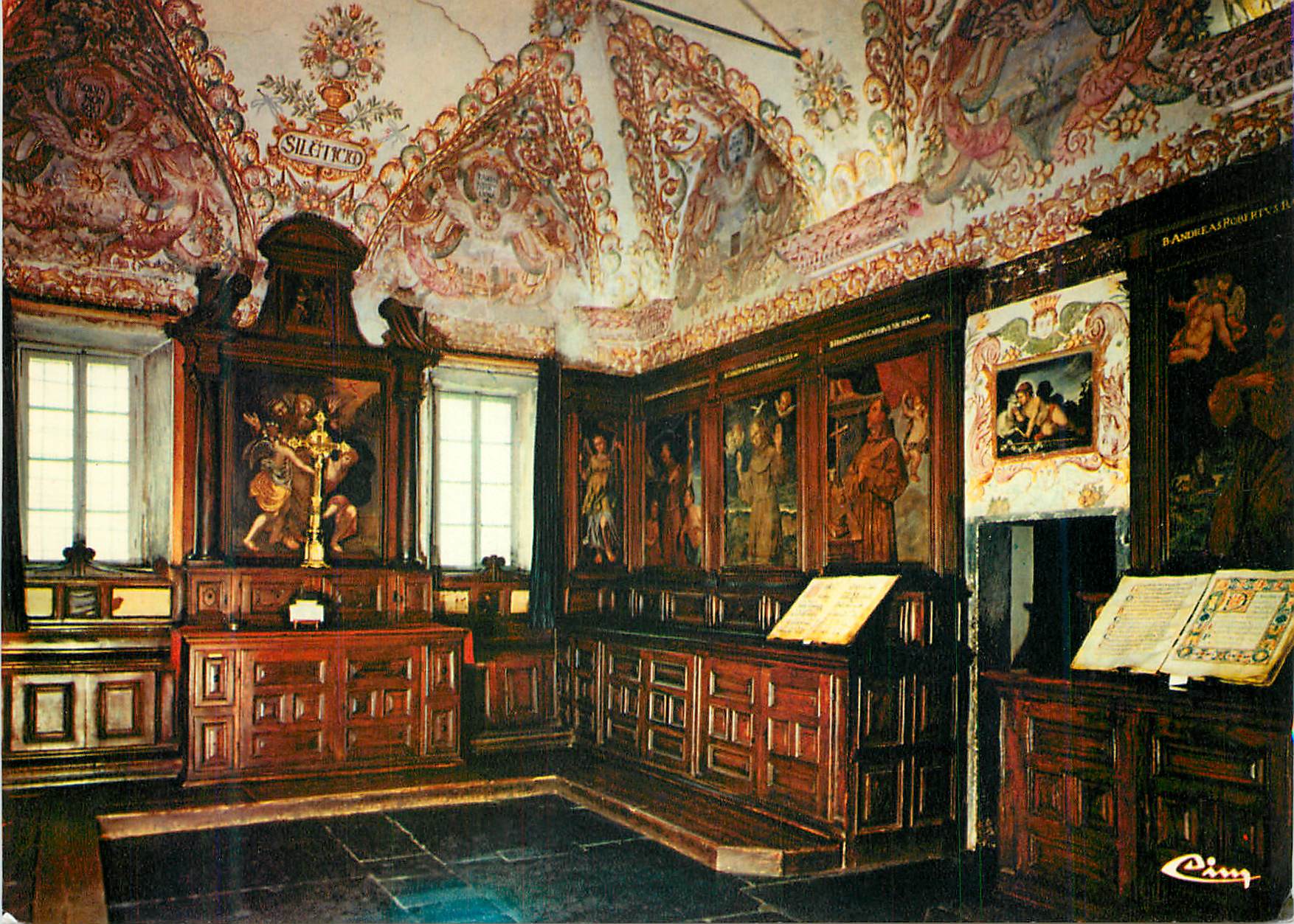 CPM Nice (Alpes Mar) Monastere Franciscain de Cimiez sacristie (XVIIe S)