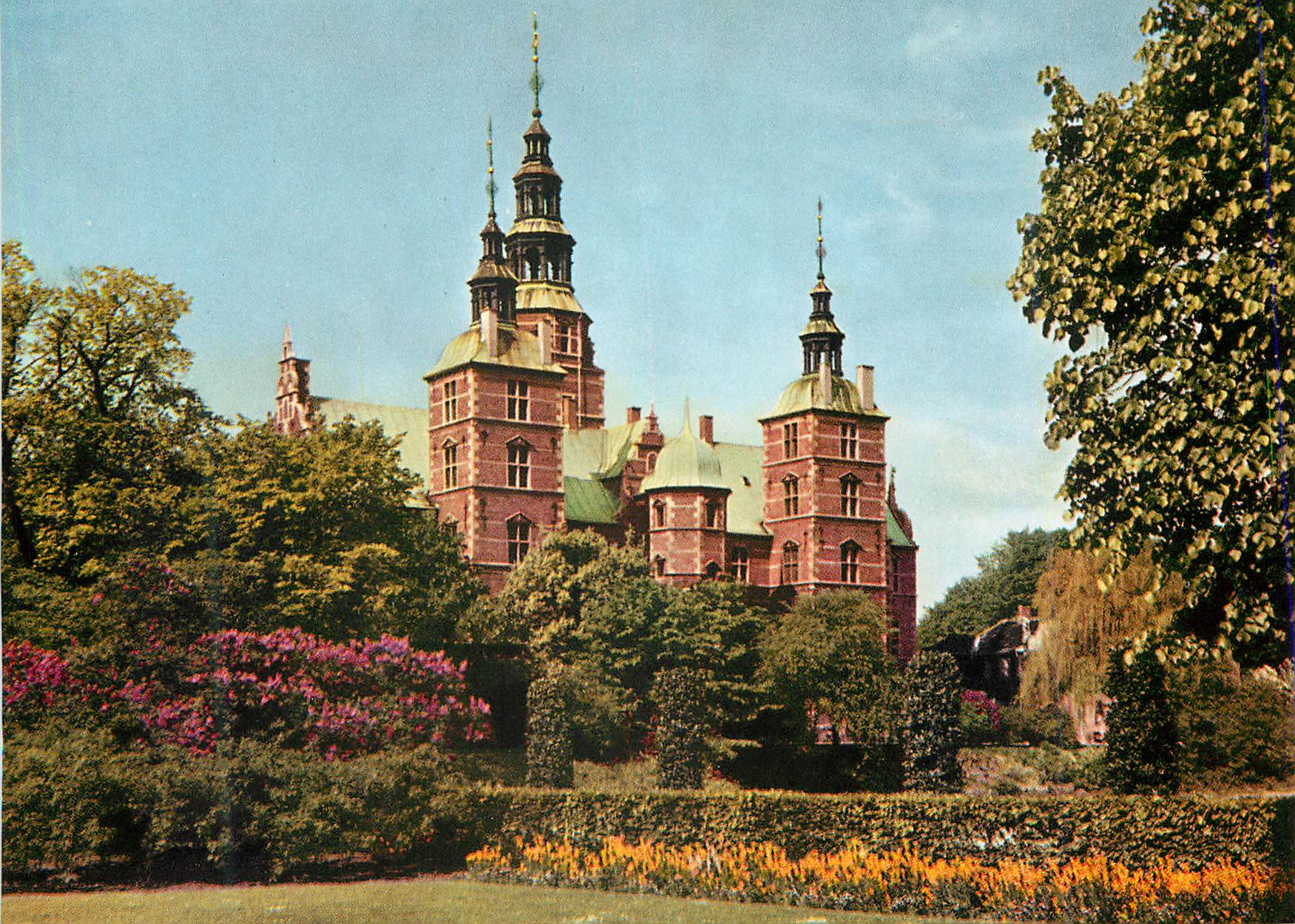 CPM Rosenborg Castle Copenhagen Rosenborg Set Fra Kongens Have