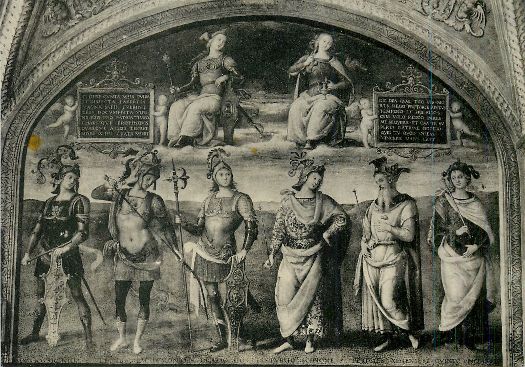 CPM Perugia Salle du Cambio Force et Temperance Perugino