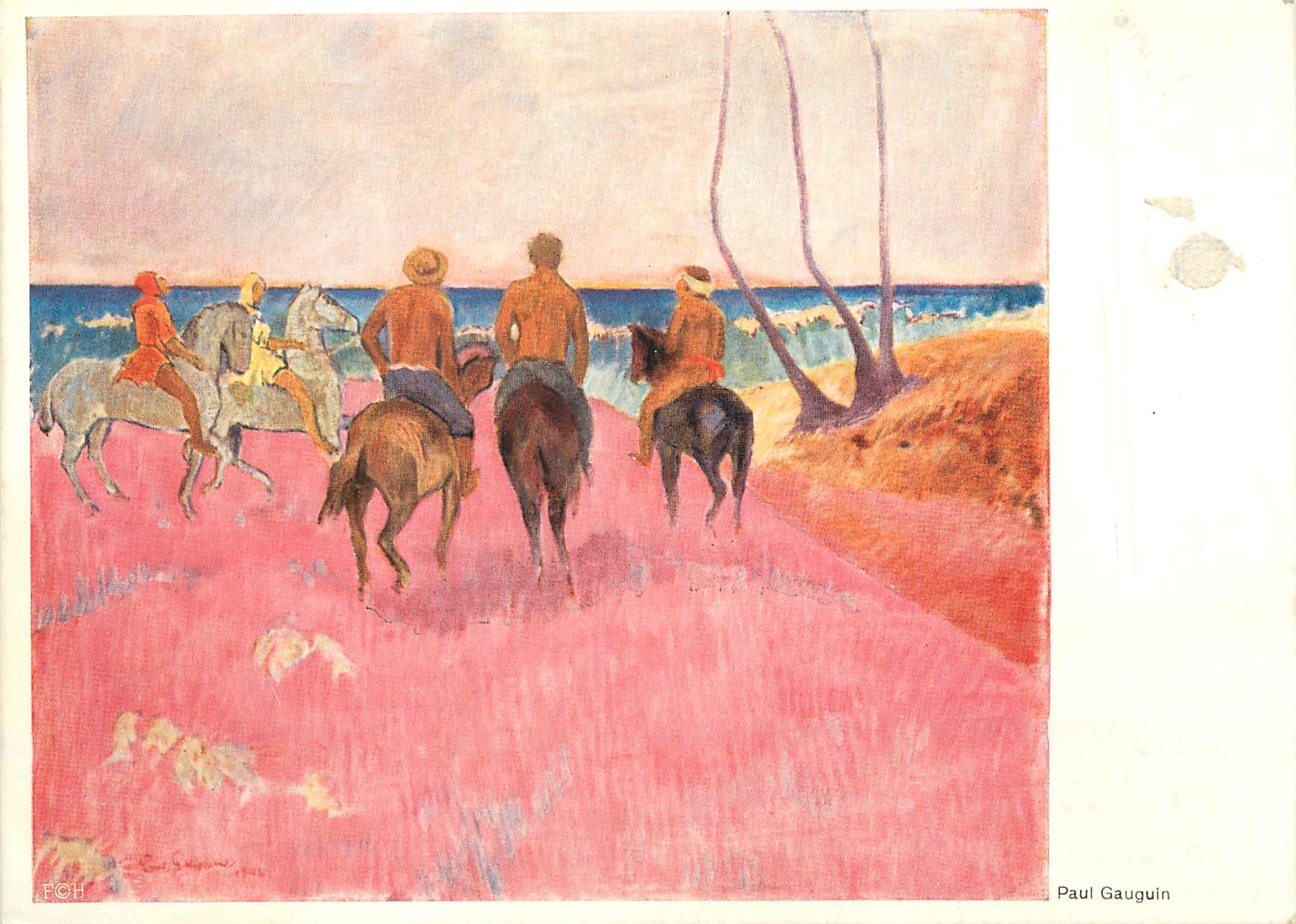 CPM Museum Folkwang Essen Paul Gauguin 1848 1903 Reiter am Strande