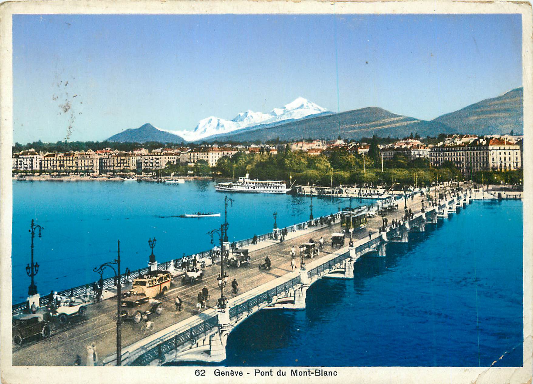 CPM Geneve Pont du Mont Blanc