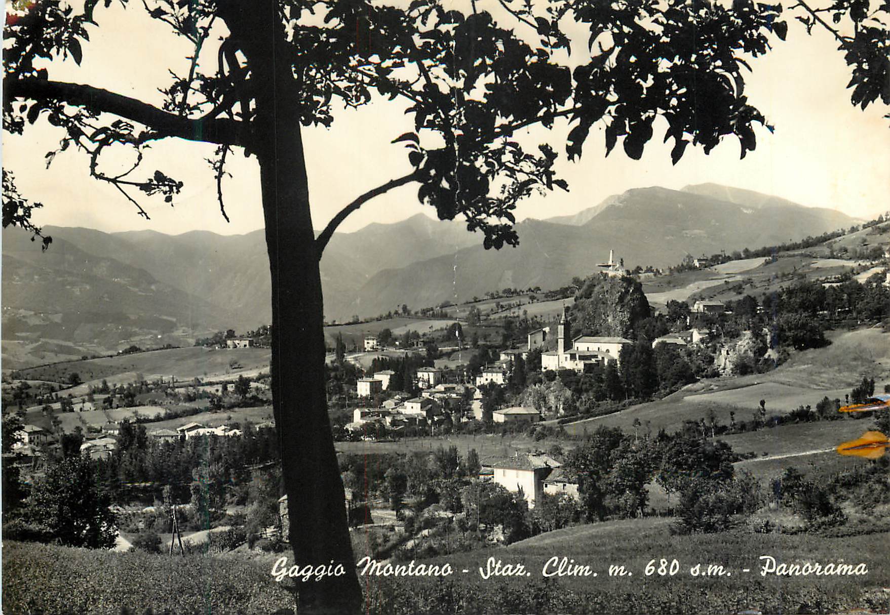 CPM Gaggio Montano Staz Clim m 680 sm Panorama