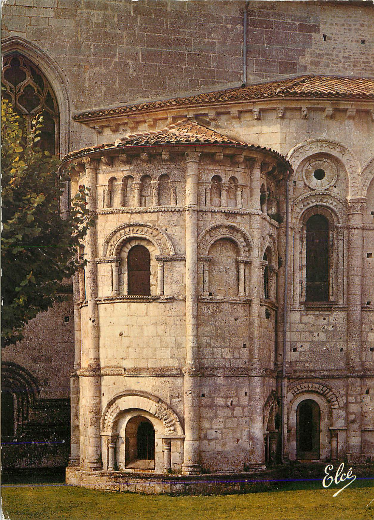 CPM Saintes L'Eglise St Eutrope (XIe Siecle) L'Absidiole Cote Nord