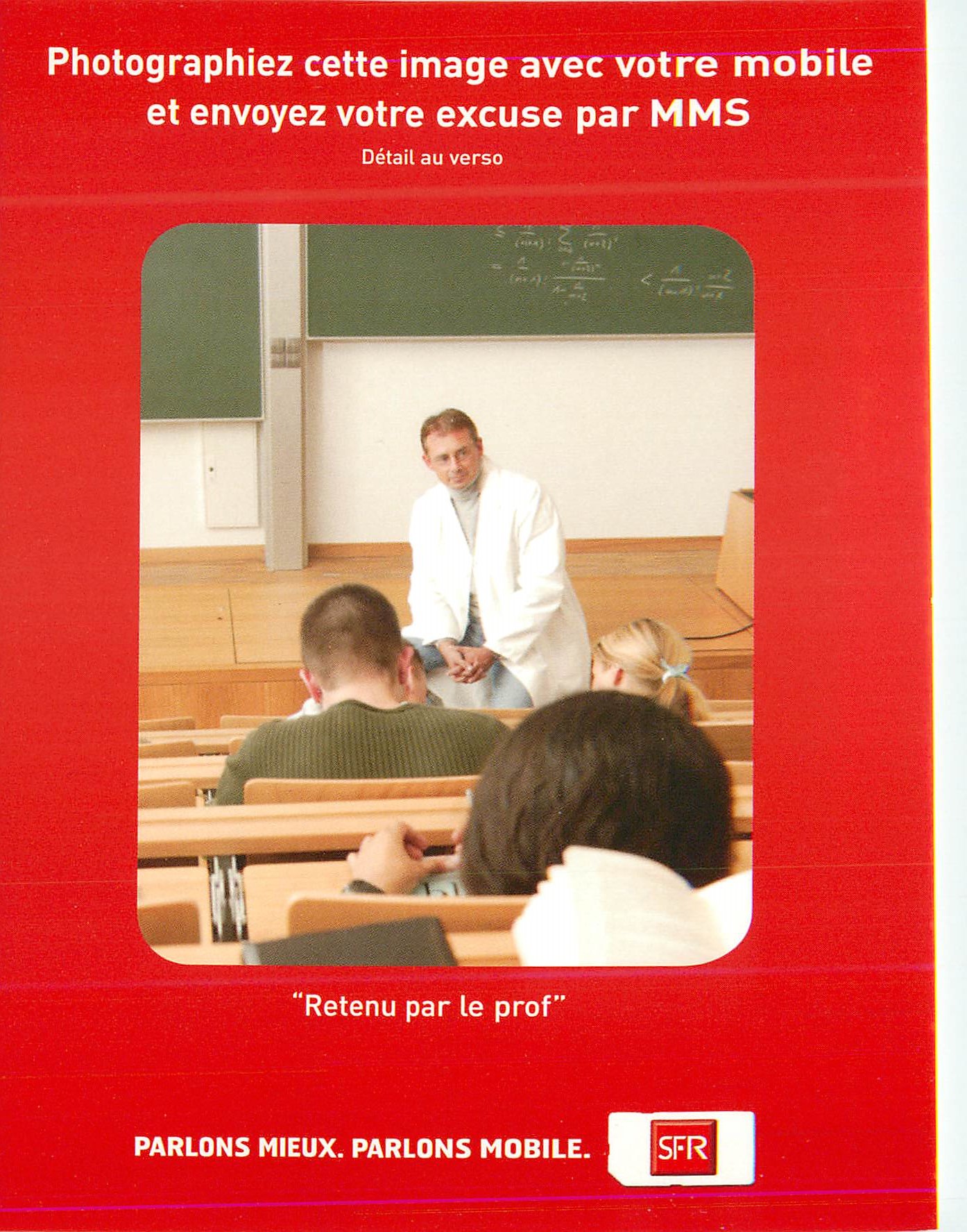 CPM Parlons Mieux Parlons Mobile Je Suis a plat ne m'attends pas SFR