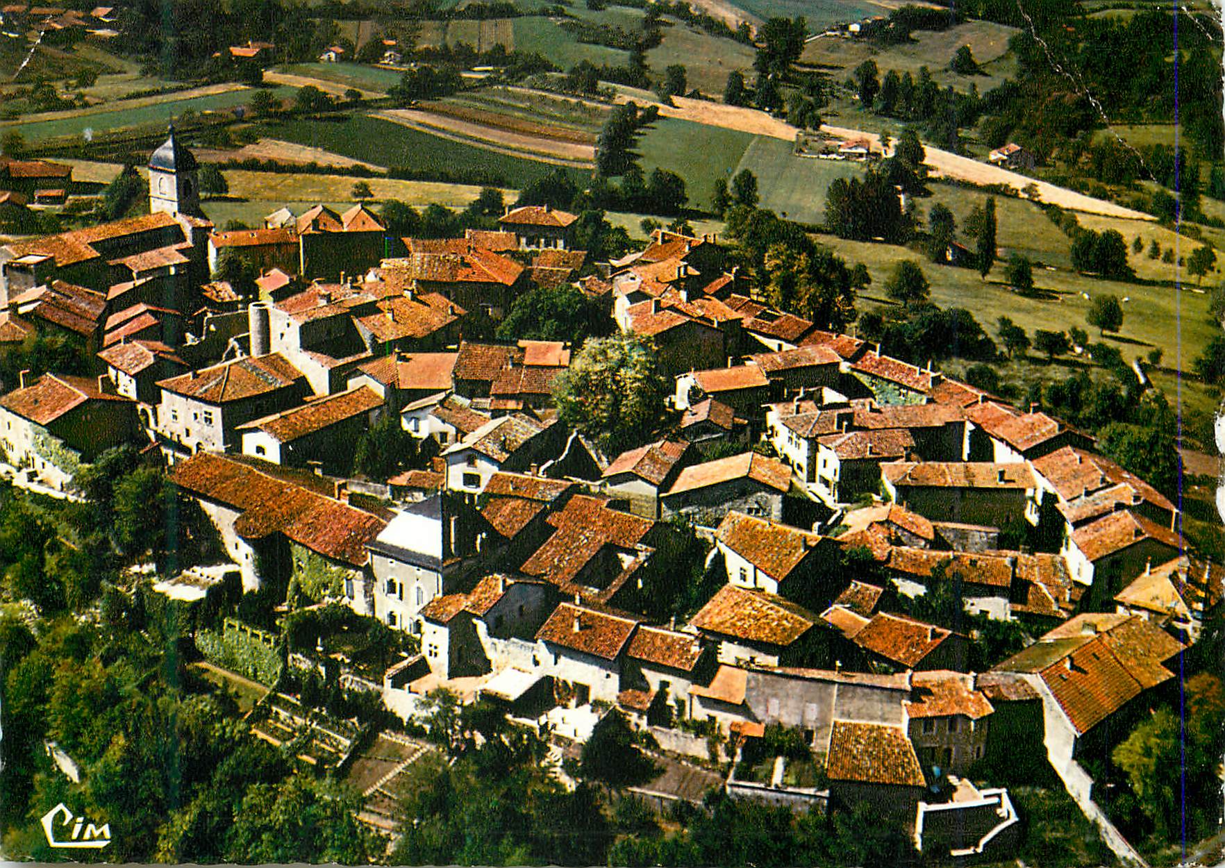 CPM Cite Medievale de Perouges (Ain) Vue Generale aerienne