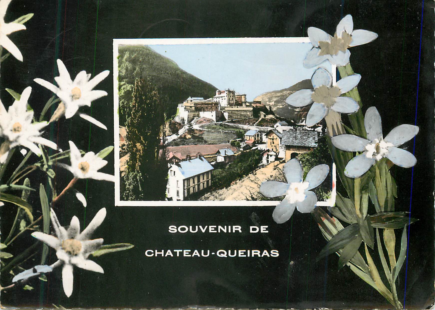 Castello-Queiras — vista panoramica — souvenir