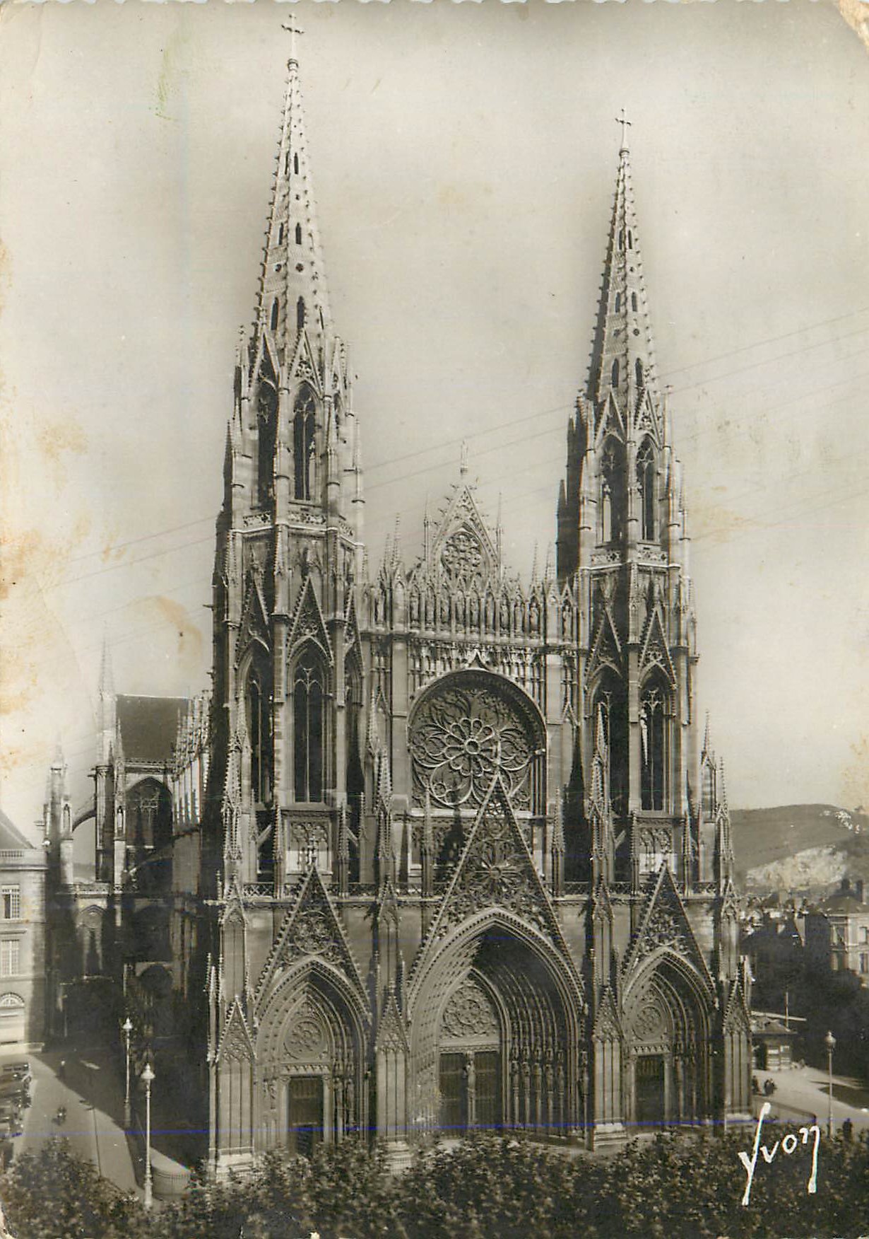 CPM Rouen (Seine Inf) Eglise St Ouen