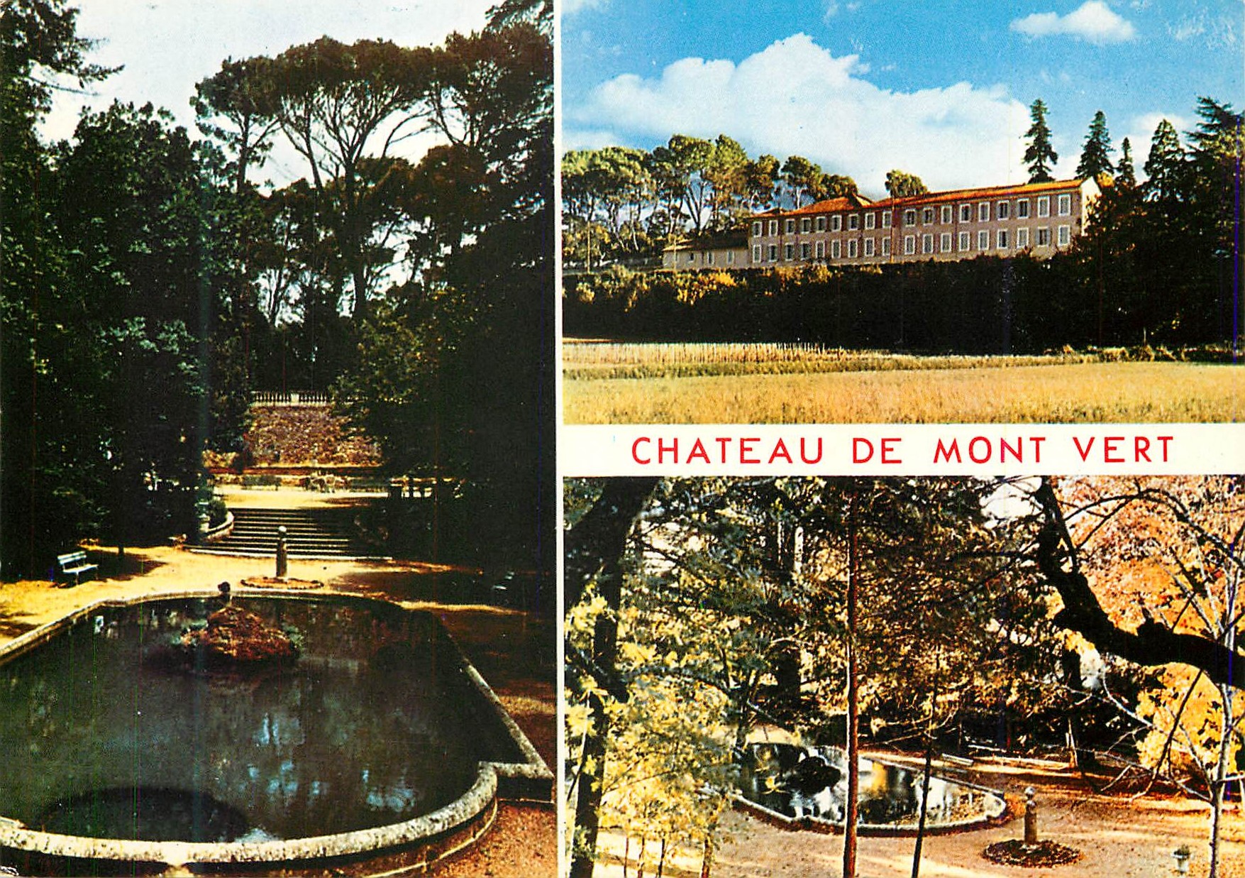 CPM Saint Zacharie (Var) Chateau de Mont Vert