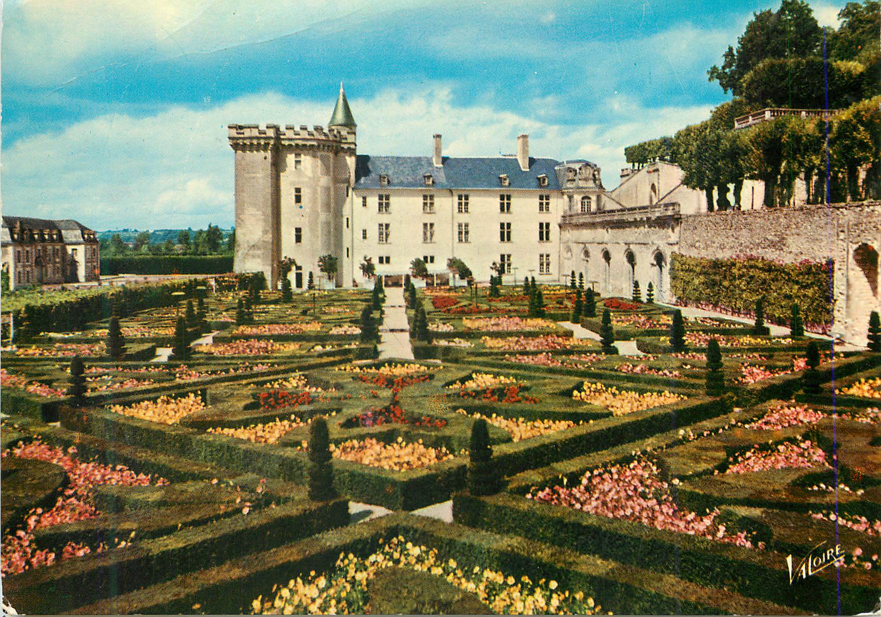 CPM Villandry (Indre et Loire) Les Merveilles du Val de Loire Les Jardins a la Francaise