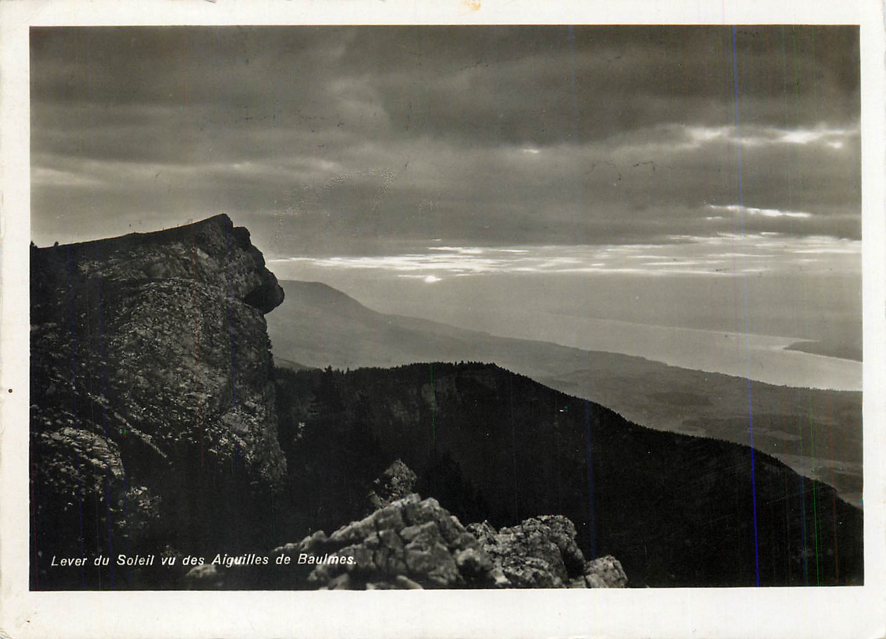 CPM Lever du Soleil vu des Aiguilles de Baulmes