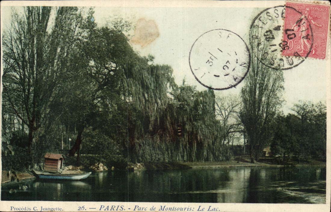 Paris CPA Parc Montsouris Le lac